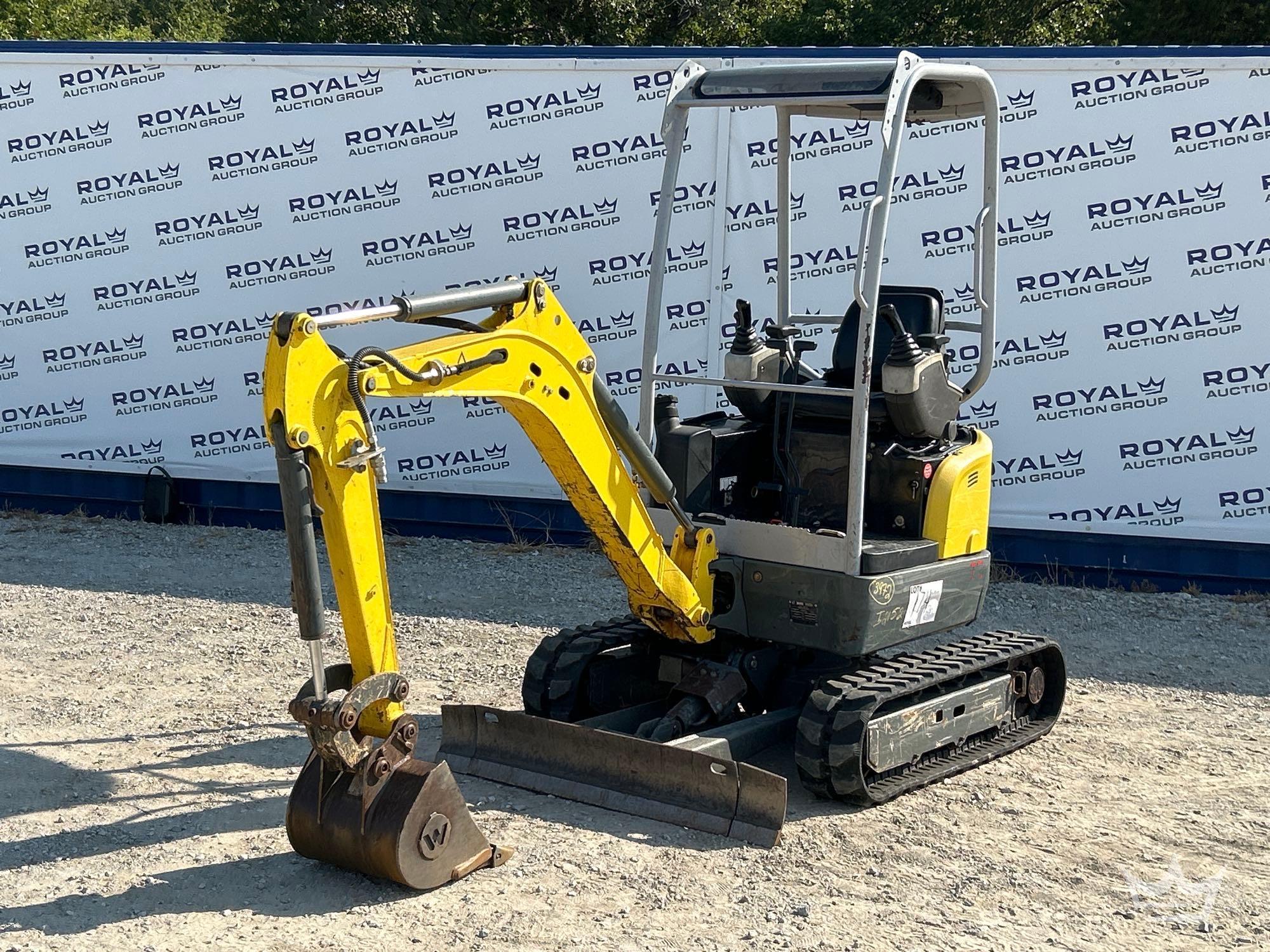 2018 Wacker EZ17 Mini Excavator