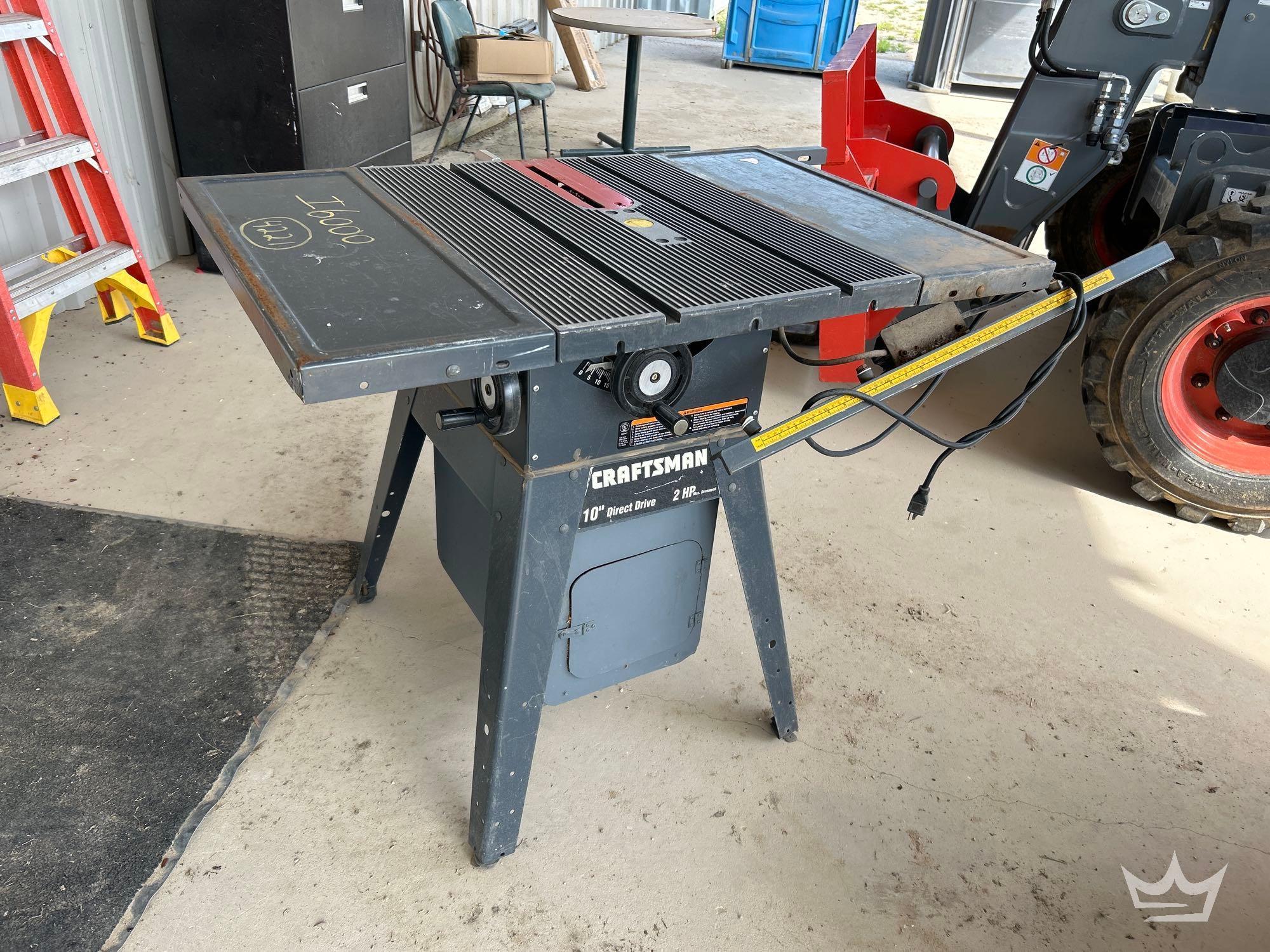 Craftsman 10in Direct Drive Electric Table Saw
