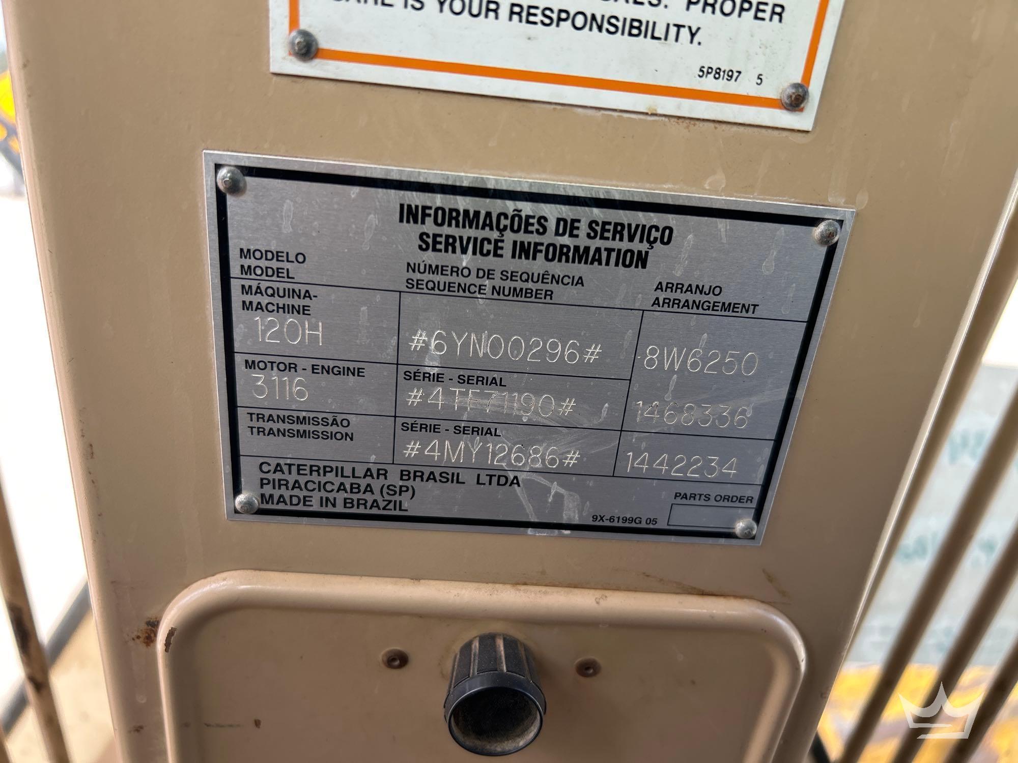 2002 Caterpillar 120H