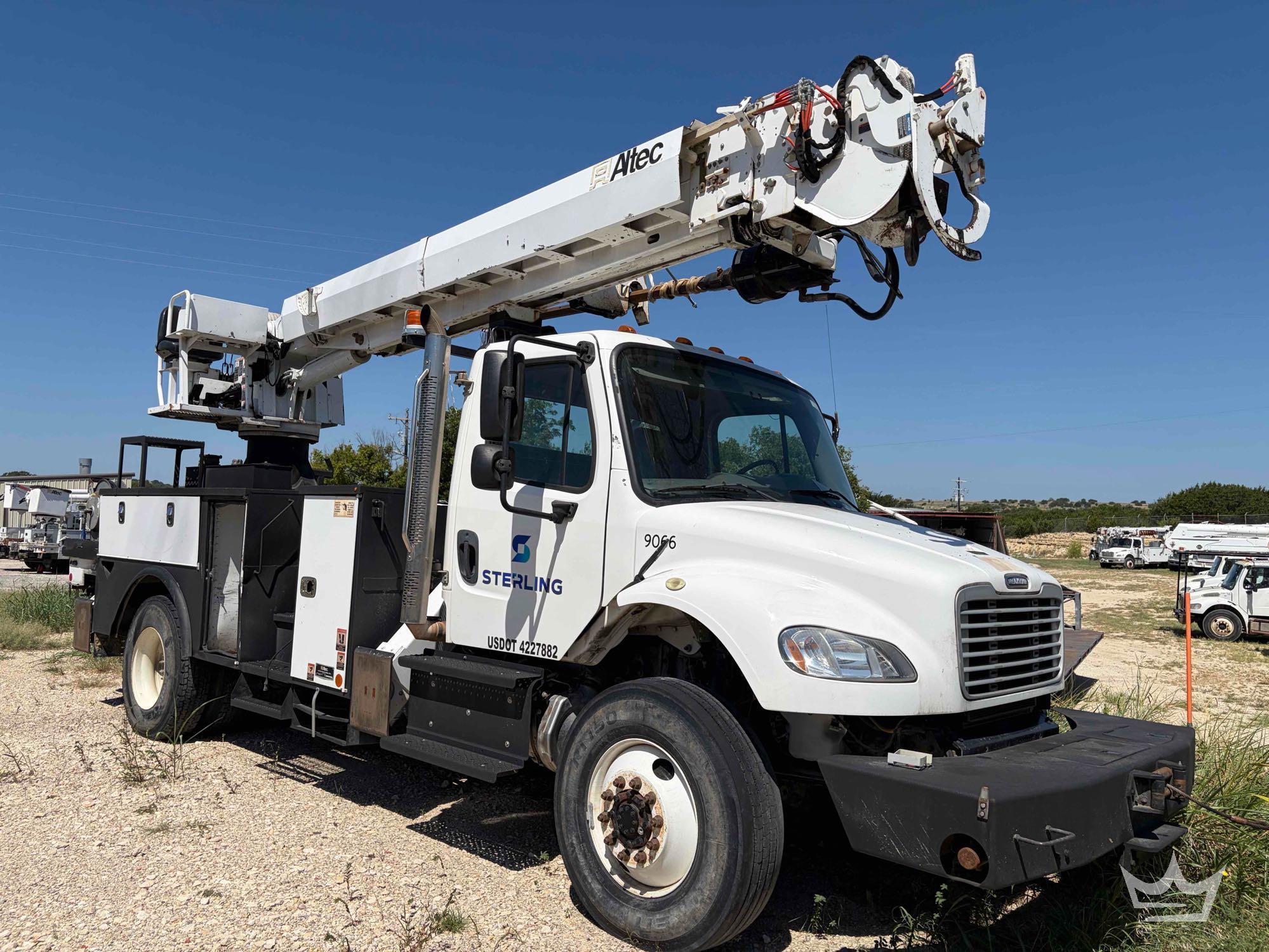 2018 Freightliner M2 106 4x4 Altec DC47-TR Insulated Digger Derrick Truck