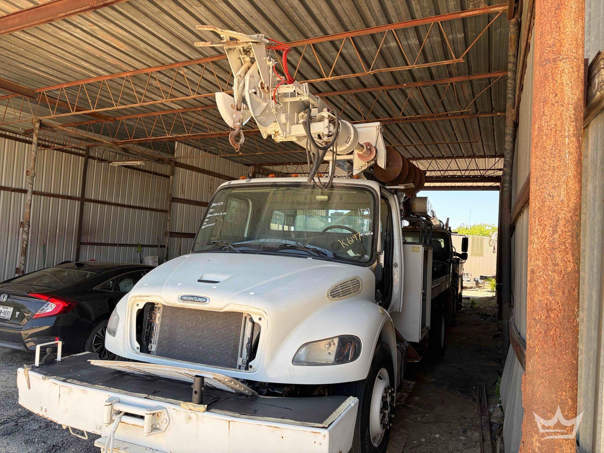 2014 Freightliner M2 106 Terex Commander C4047 Insulated Digger Derrick Truck