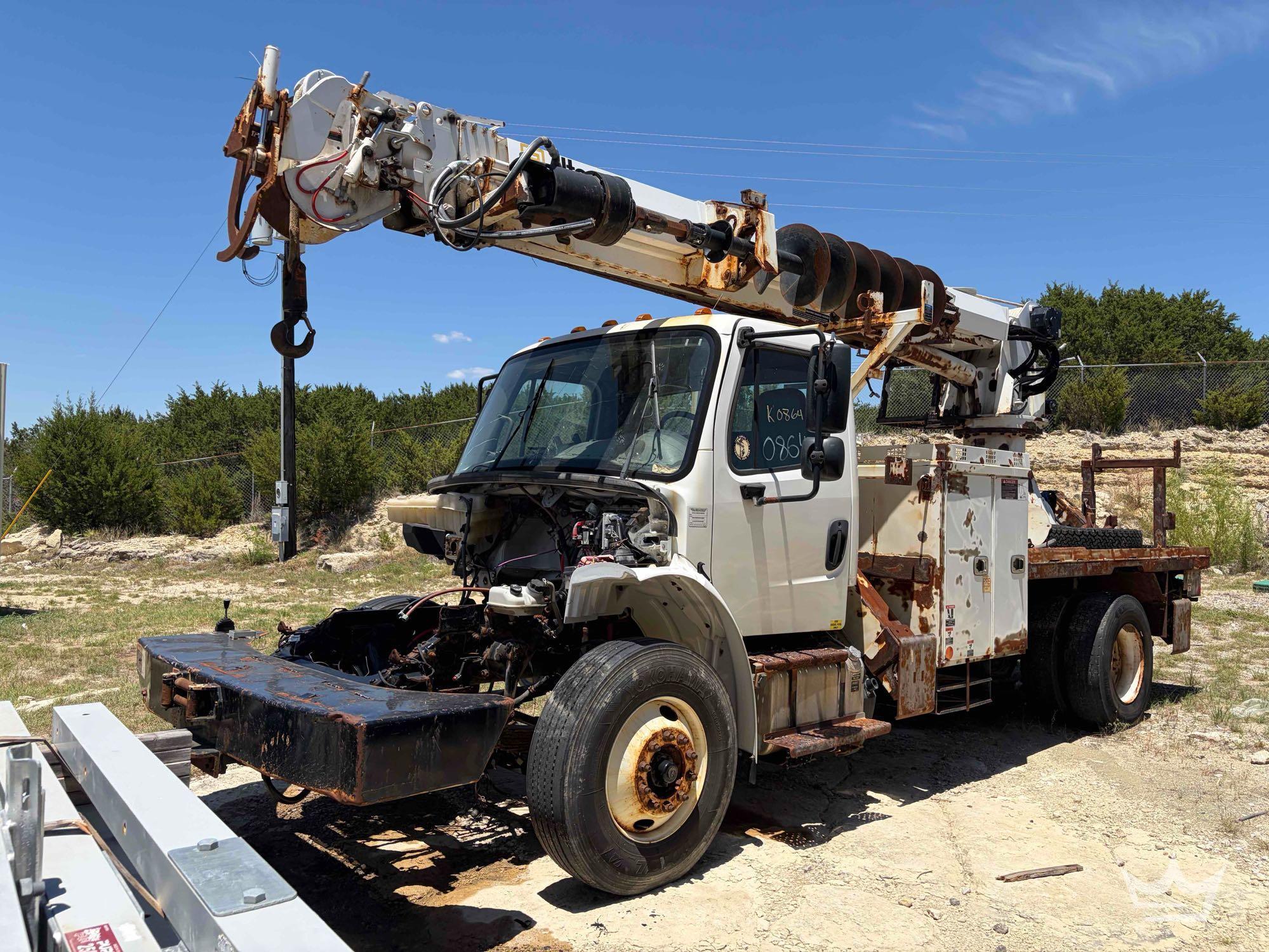 2019 Freightliner M2 106 Altec DC47-TR Insulated Digger Derrick Truck