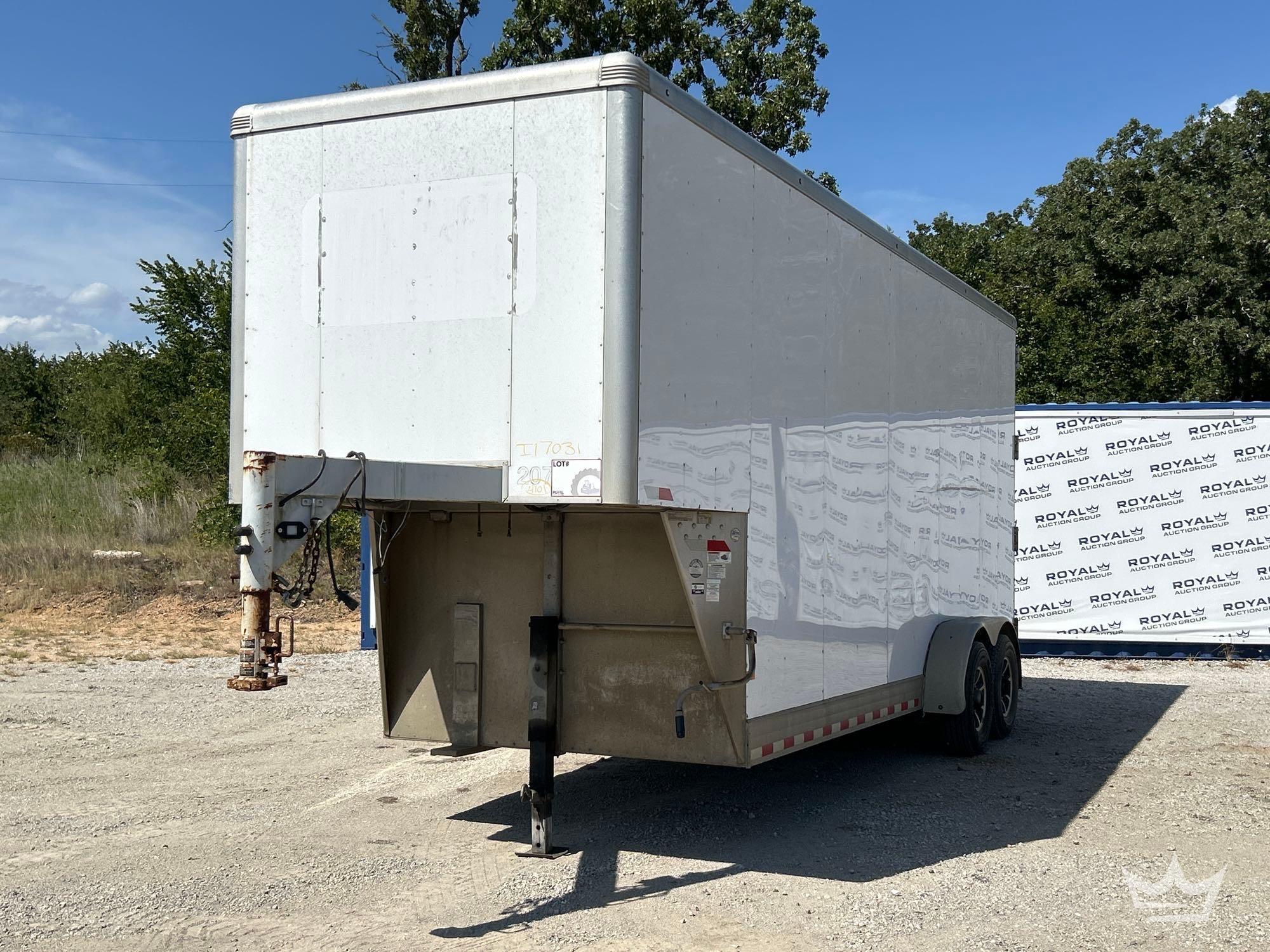 2018 Sundowner 20ft. T/A Enclosed Gooseneck Cargo Trailer