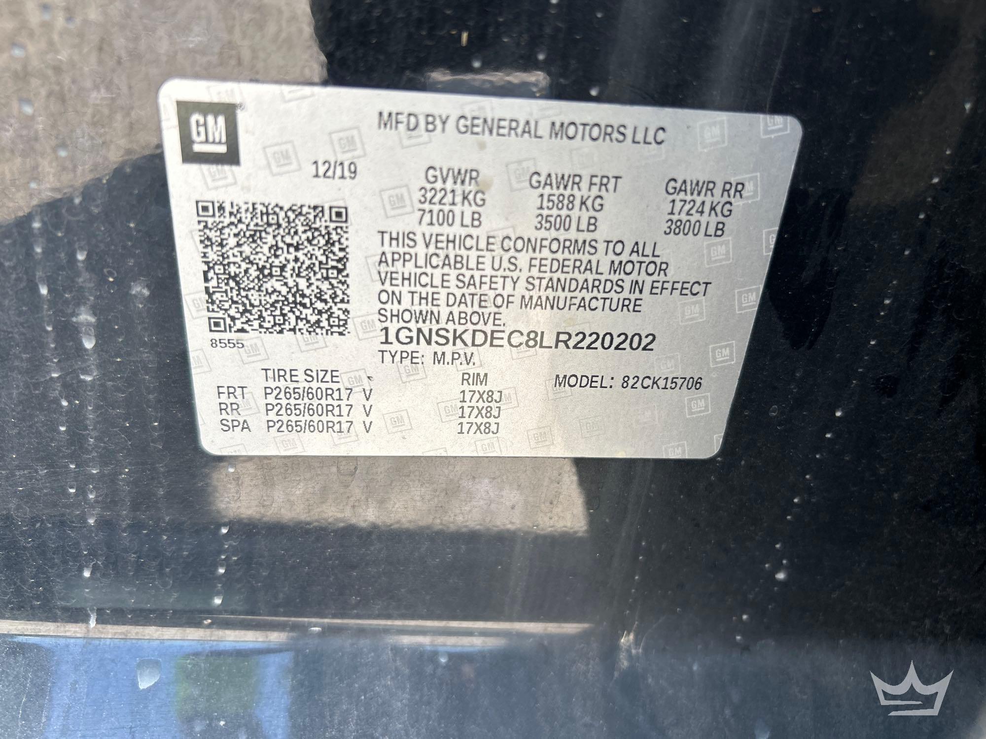 2020 Chevrolet Tahoe