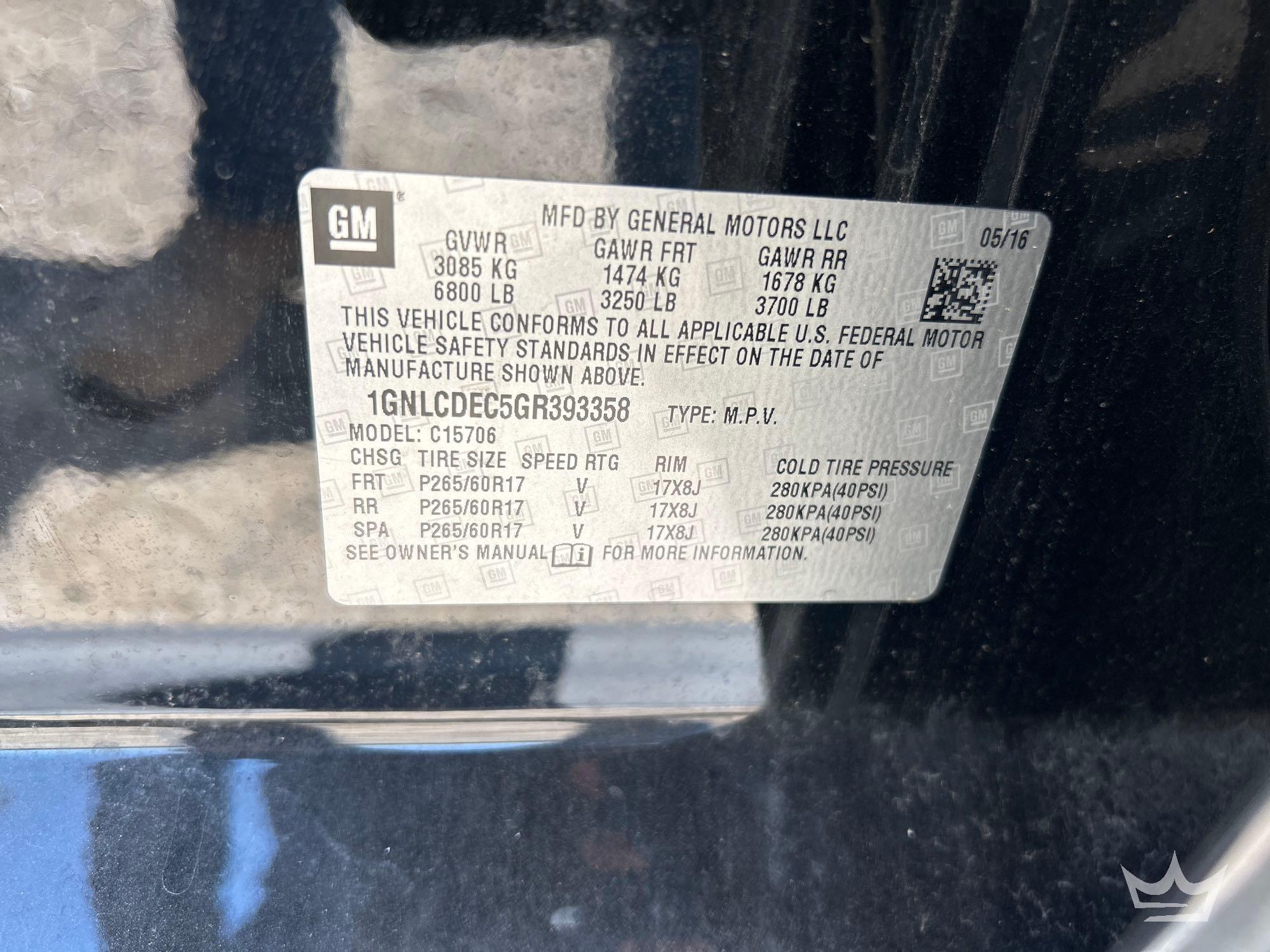 2016 Chevrolet Tahoe