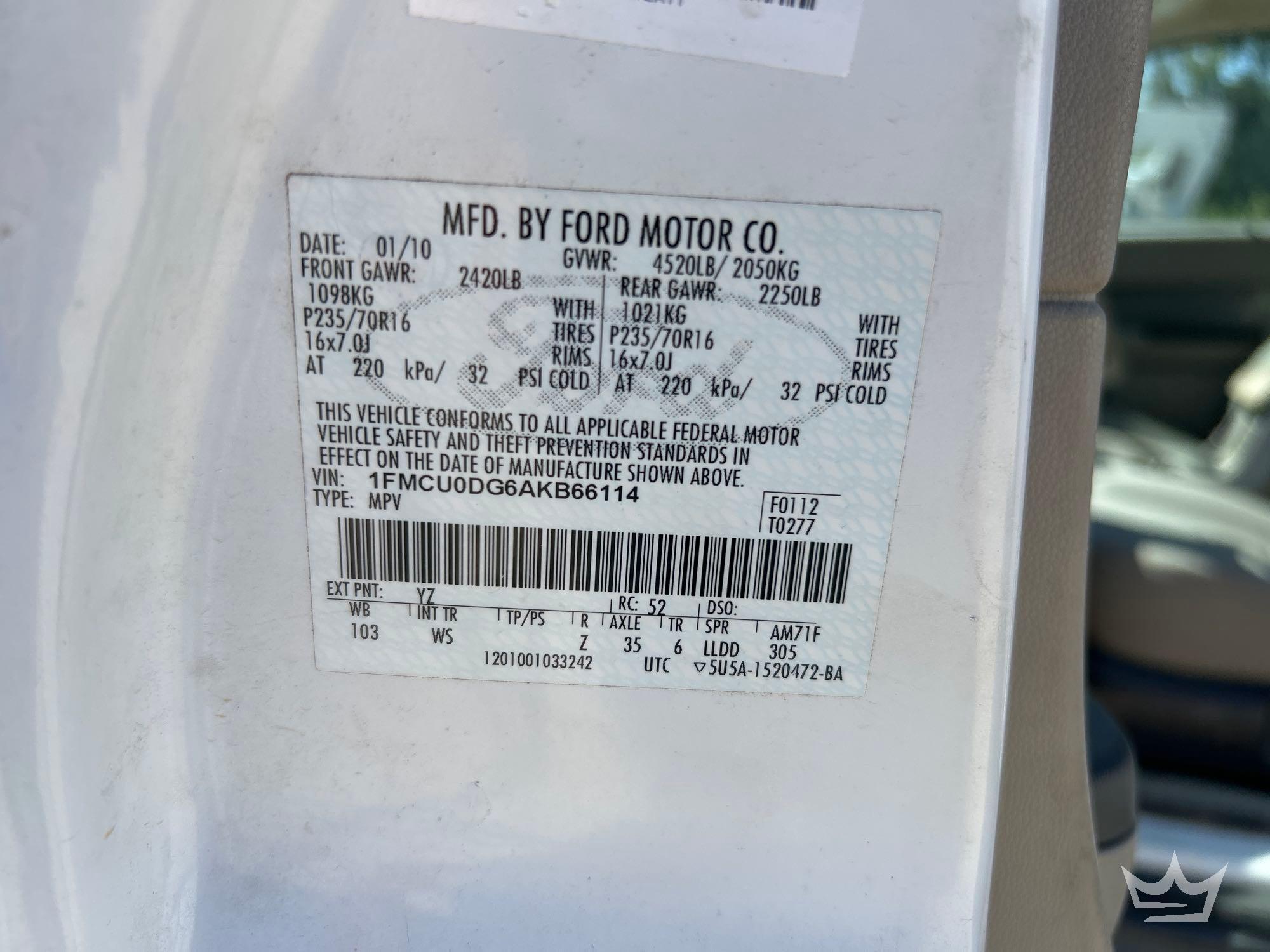 2010 Ford ESCAPE
