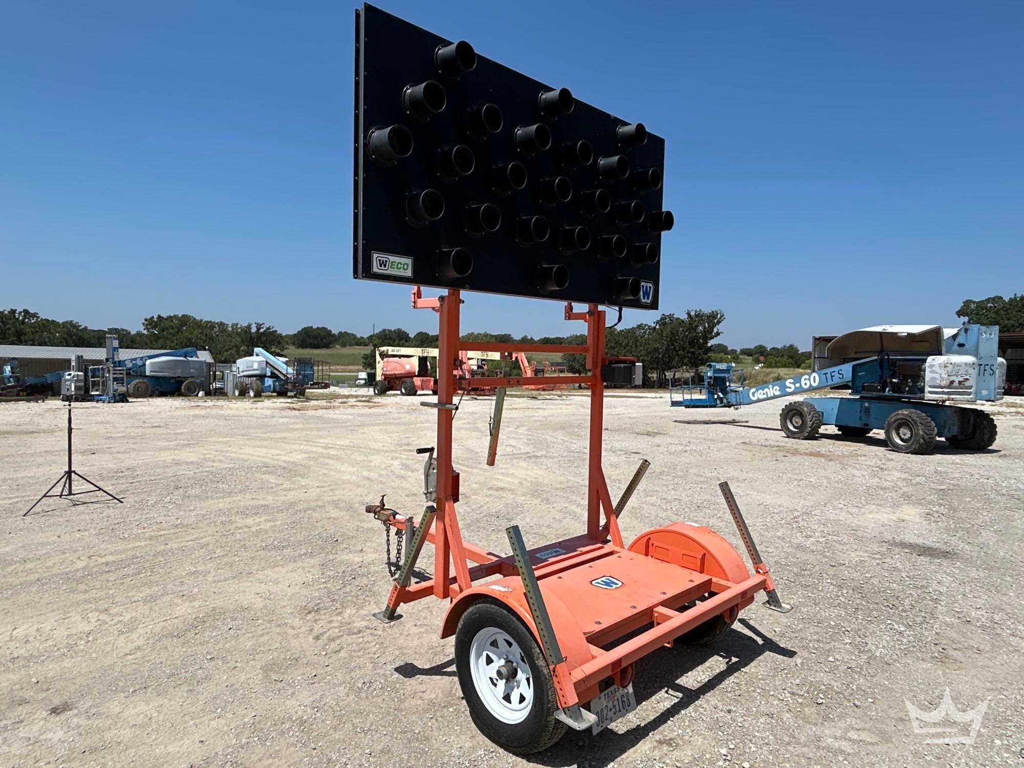 2016 Wanco WTSP S/A Towable Solar Arrow Board