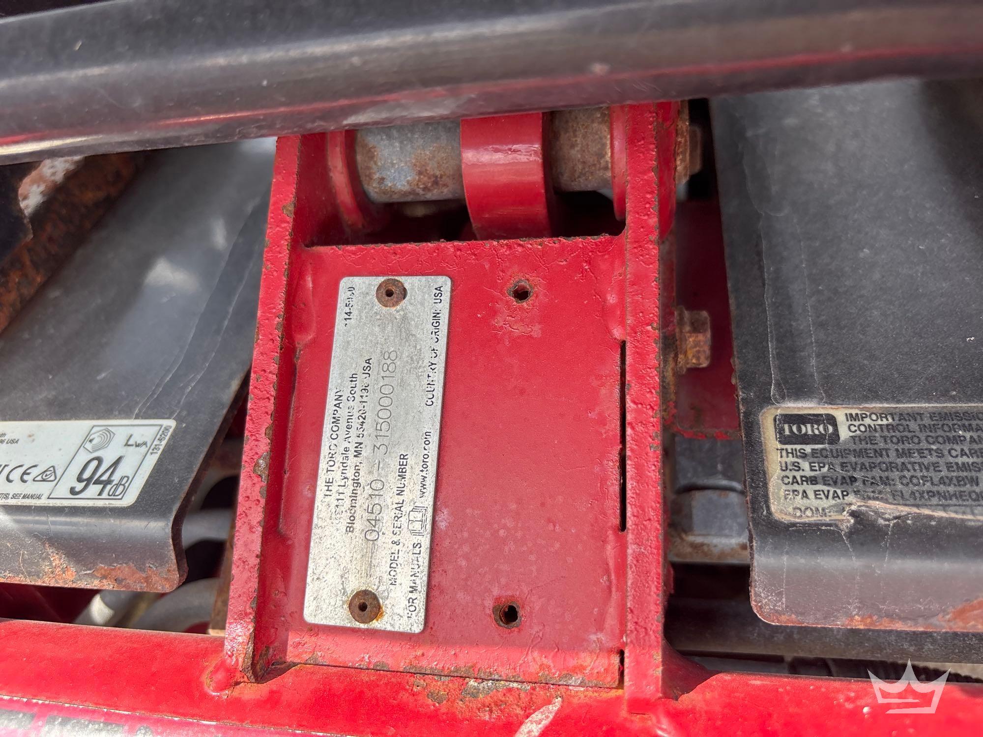 2015 Toro GREENSMASTER