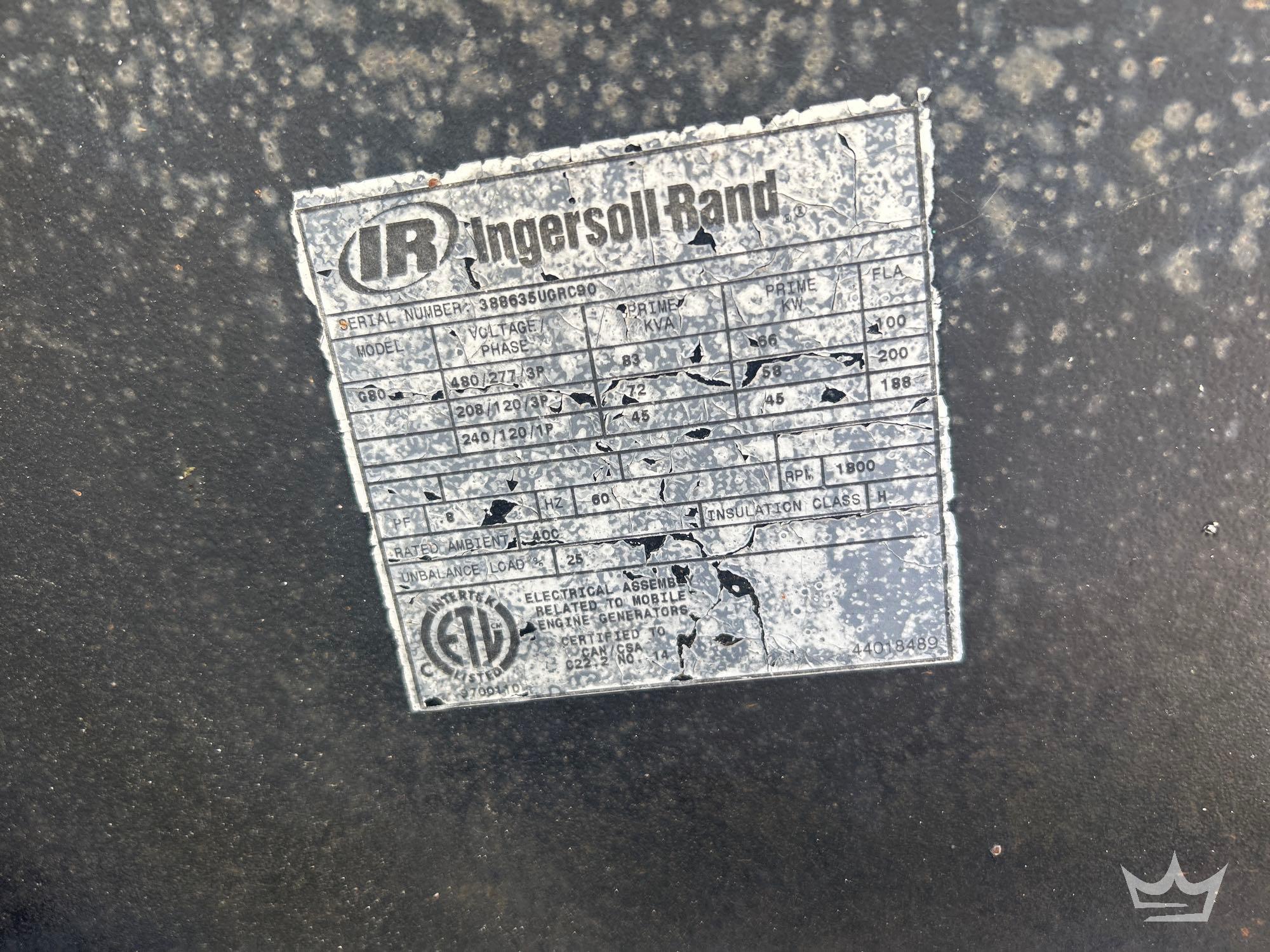 2007 Ingersoll Rand G80