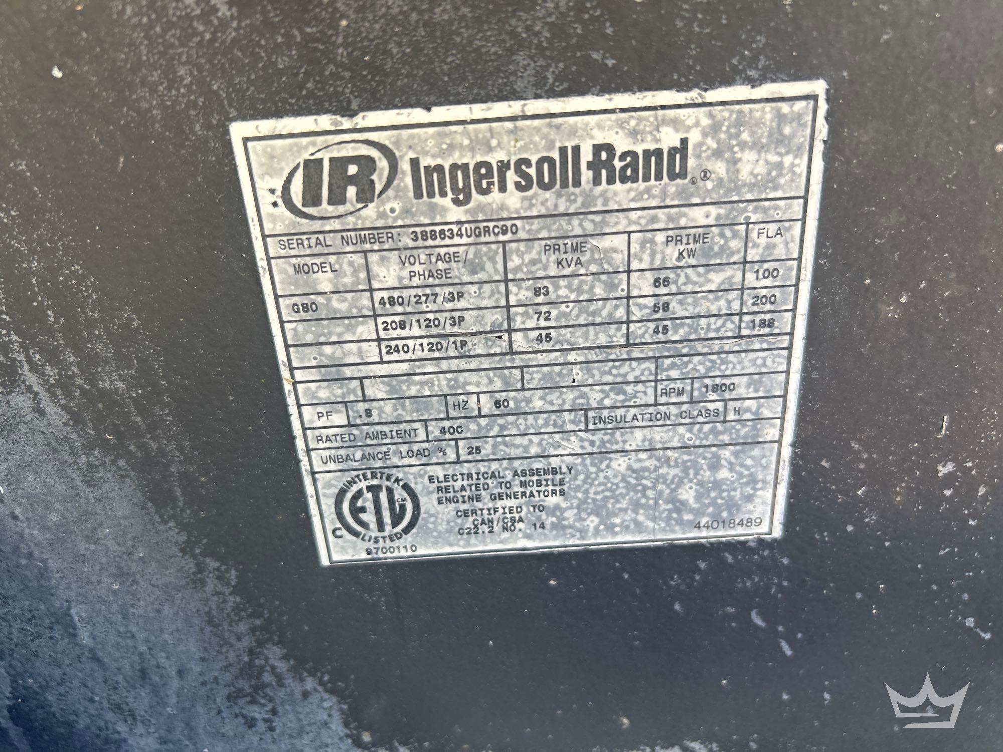 2007 Ingersoll Rand G80