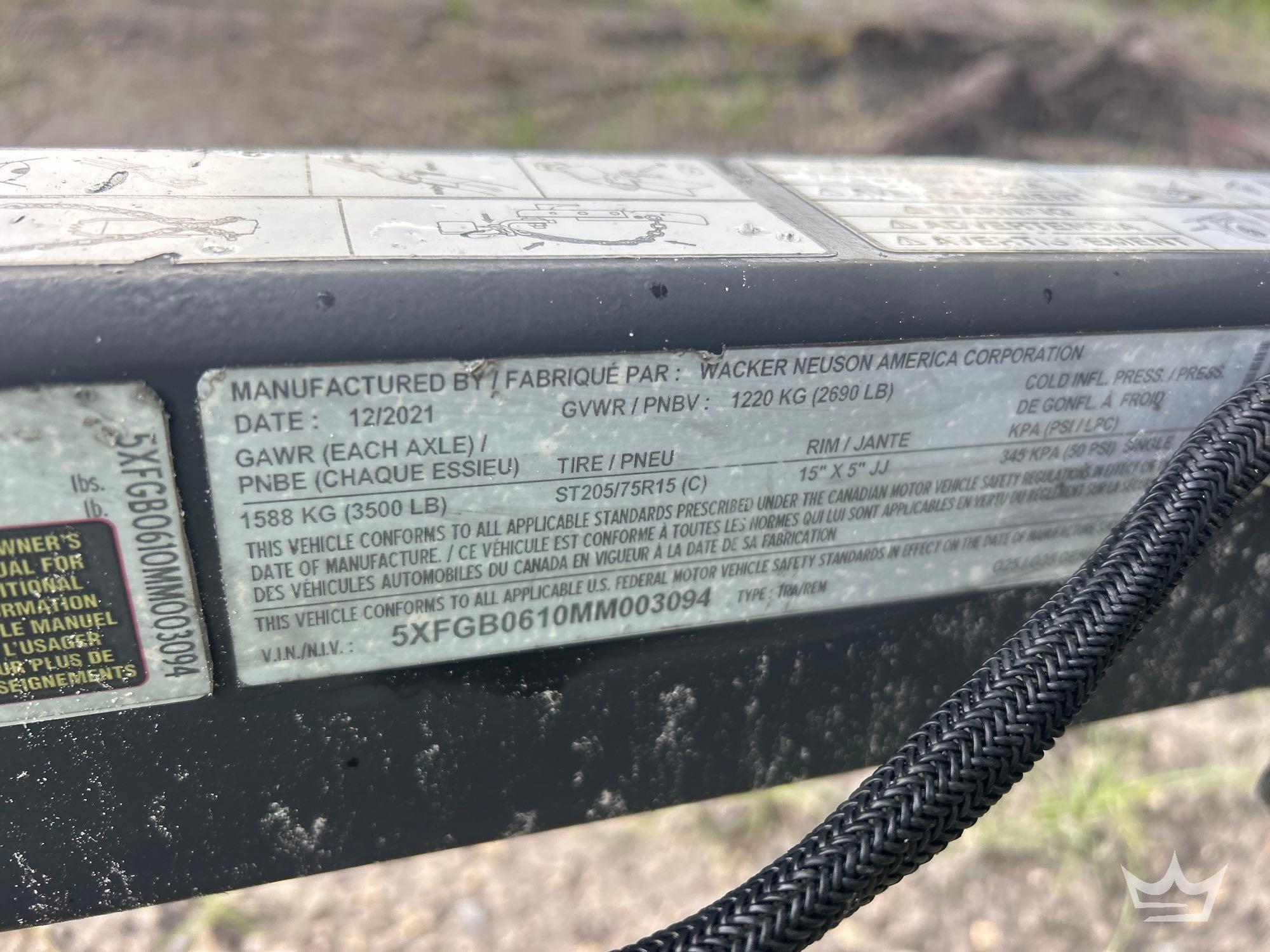 2022 Wacker Neuson G25