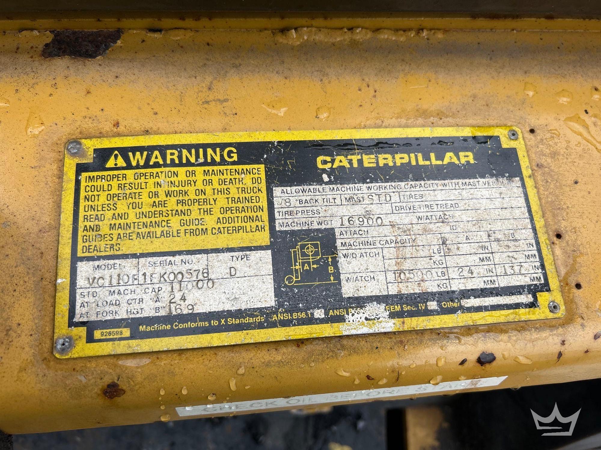 1992 Caterpillar VC110F
