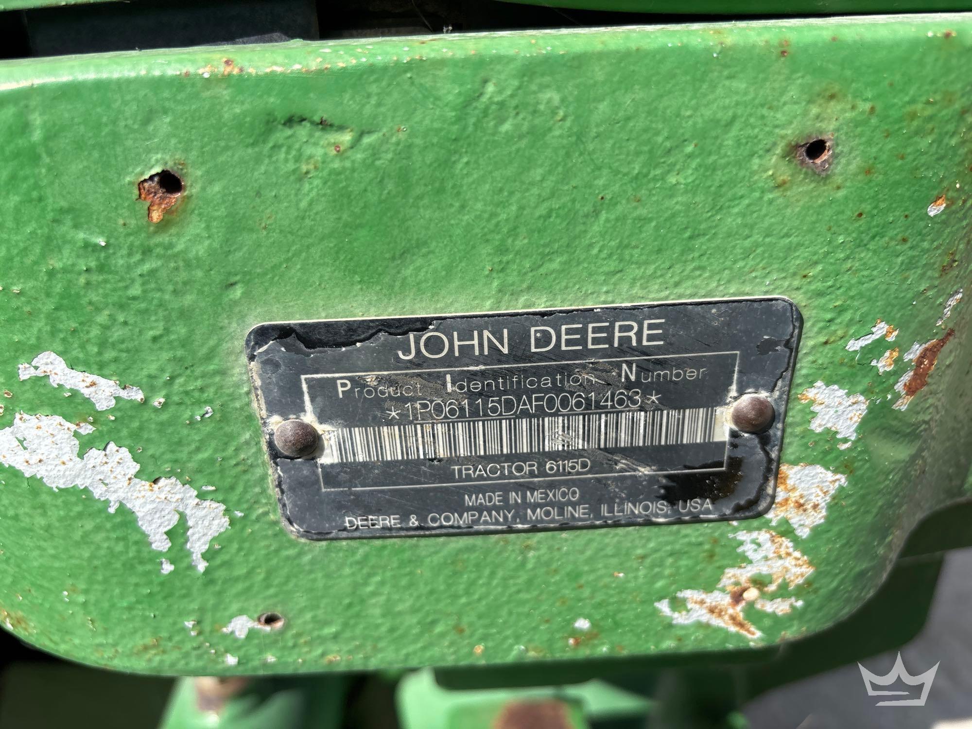 2015 John Deere 6115D
