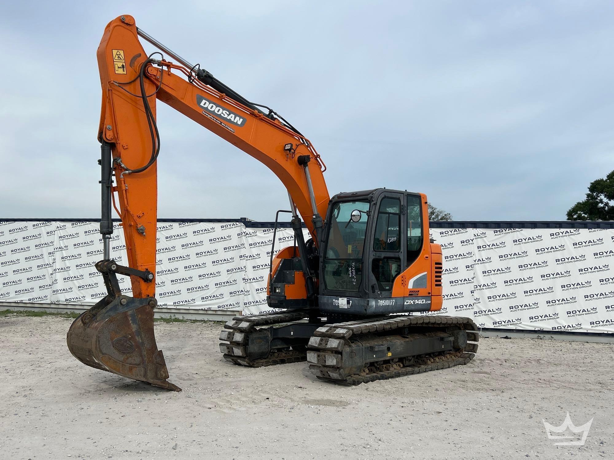 2022 Doosan DX140LCR-5 Hydraulic Excavator