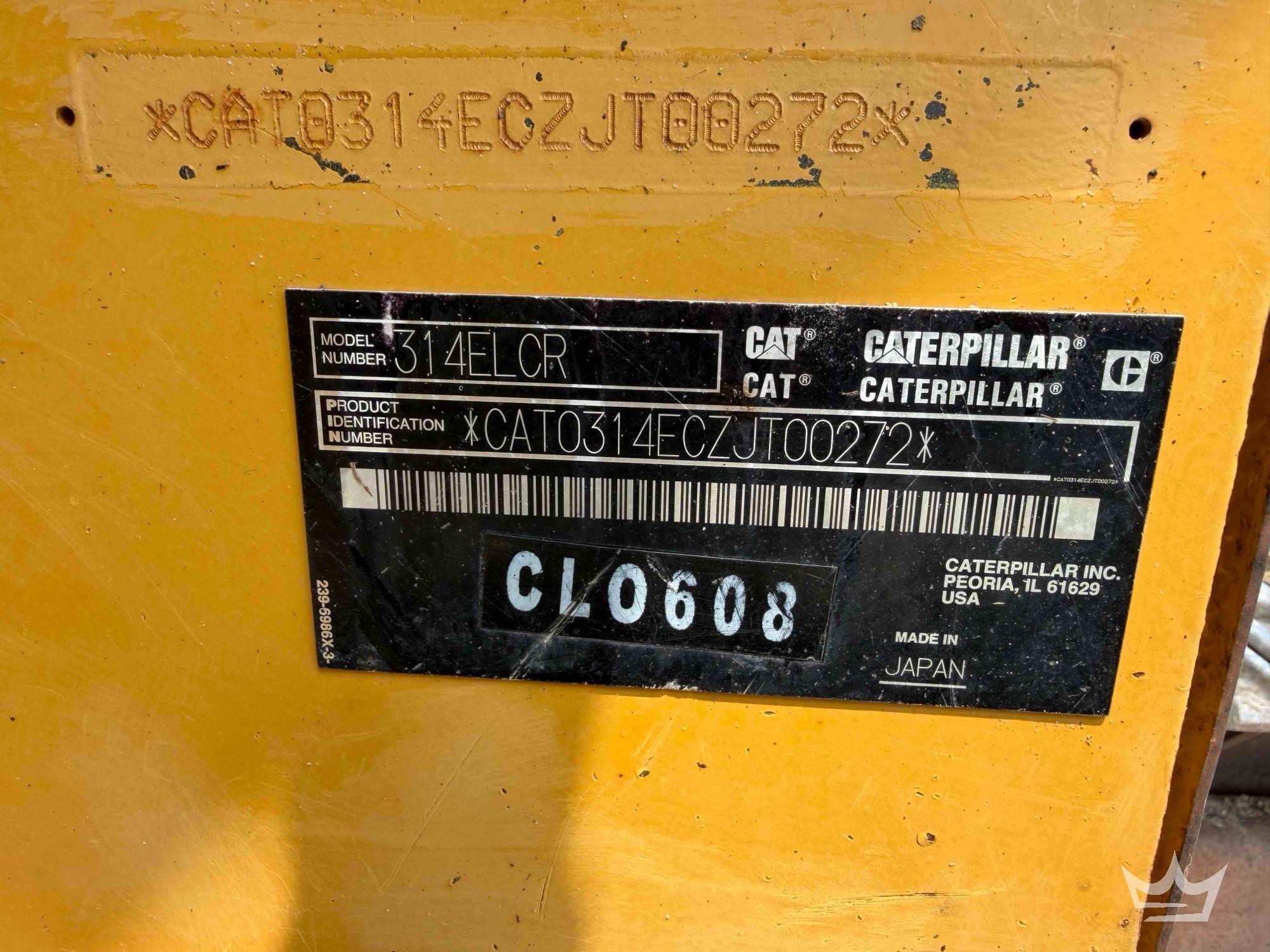 2013 Caterpillar 314ELCR