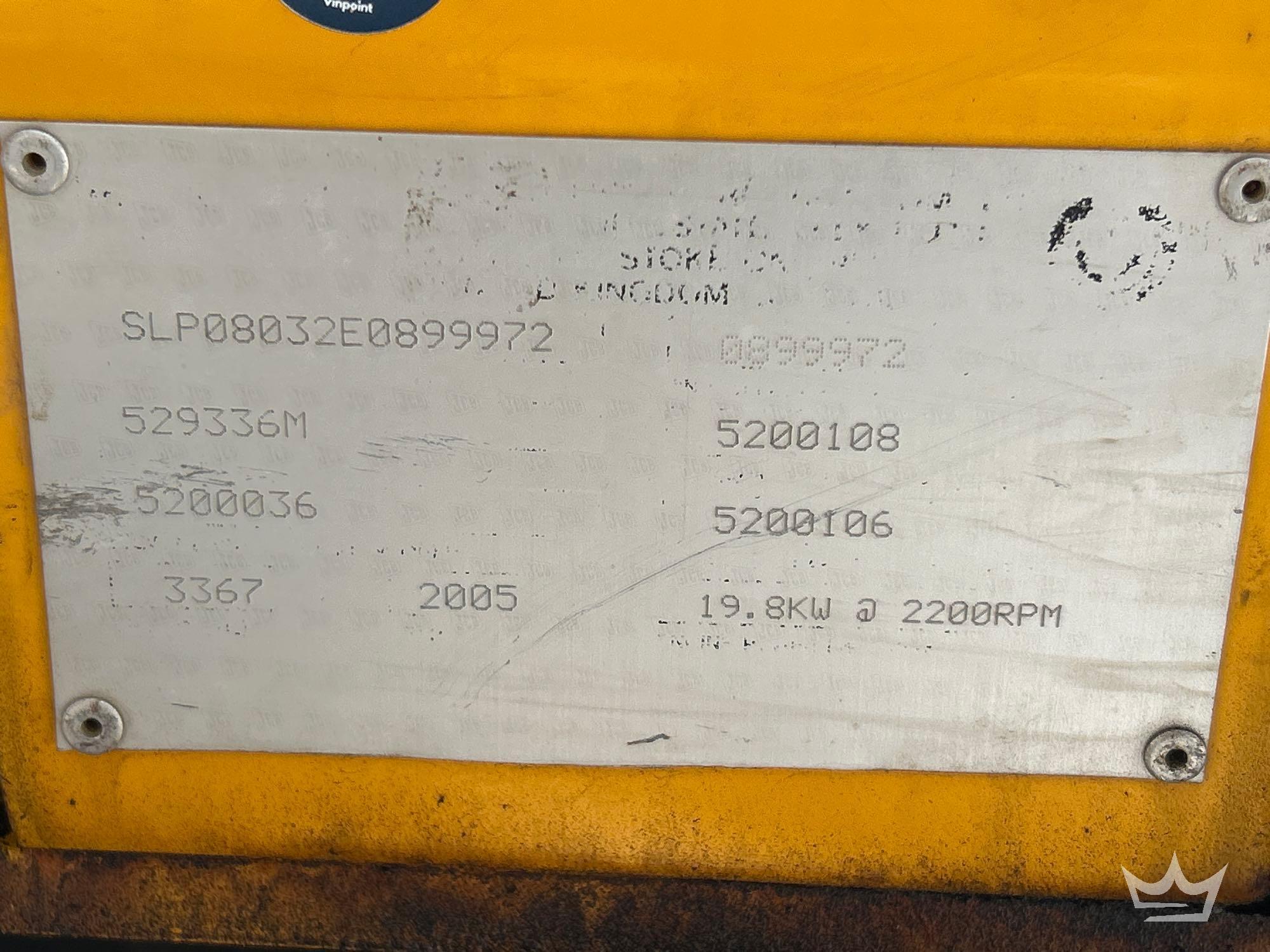 2005 JCB 8032ZTS