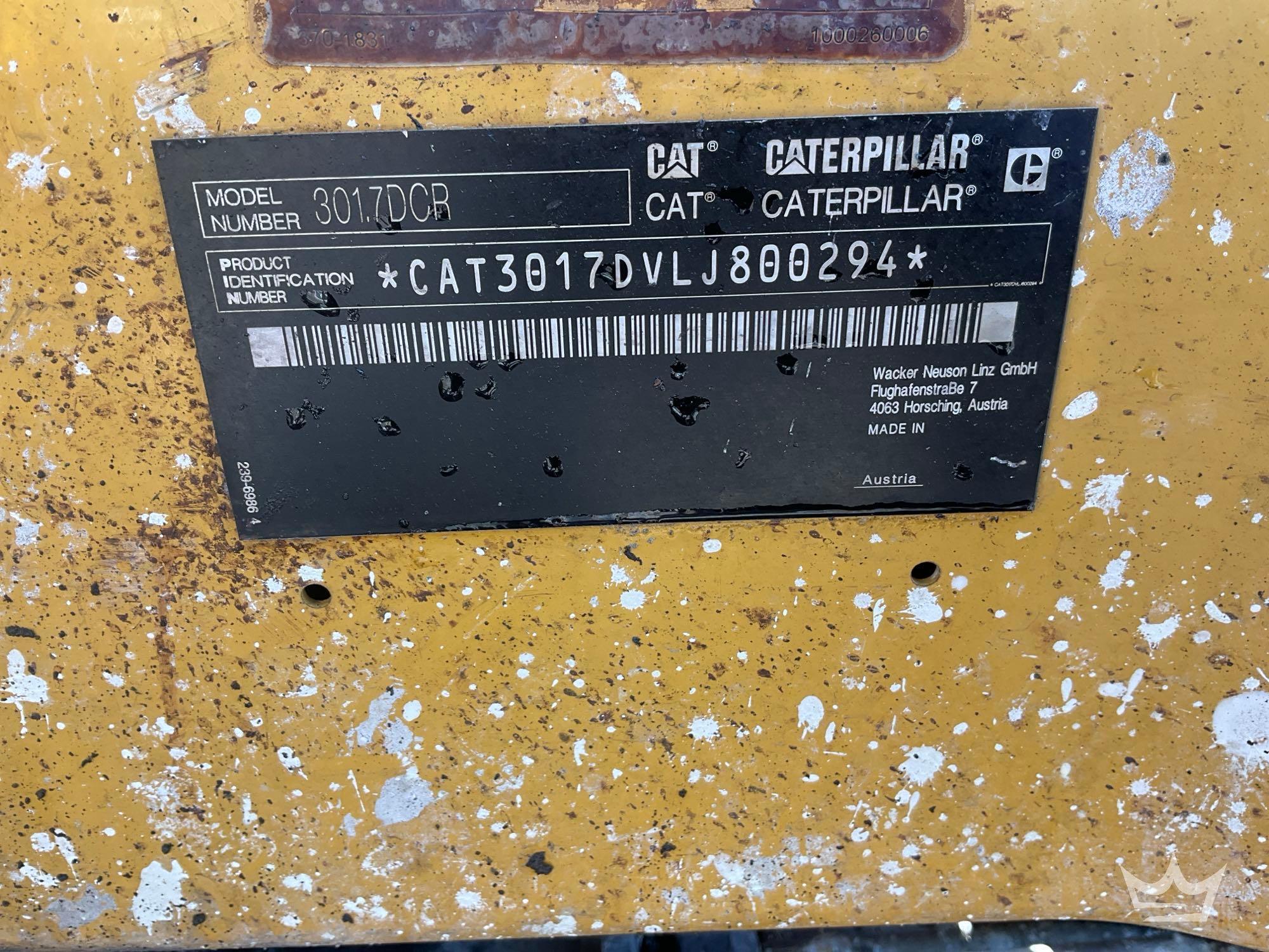 2014 Caterpillar 301.7DCR