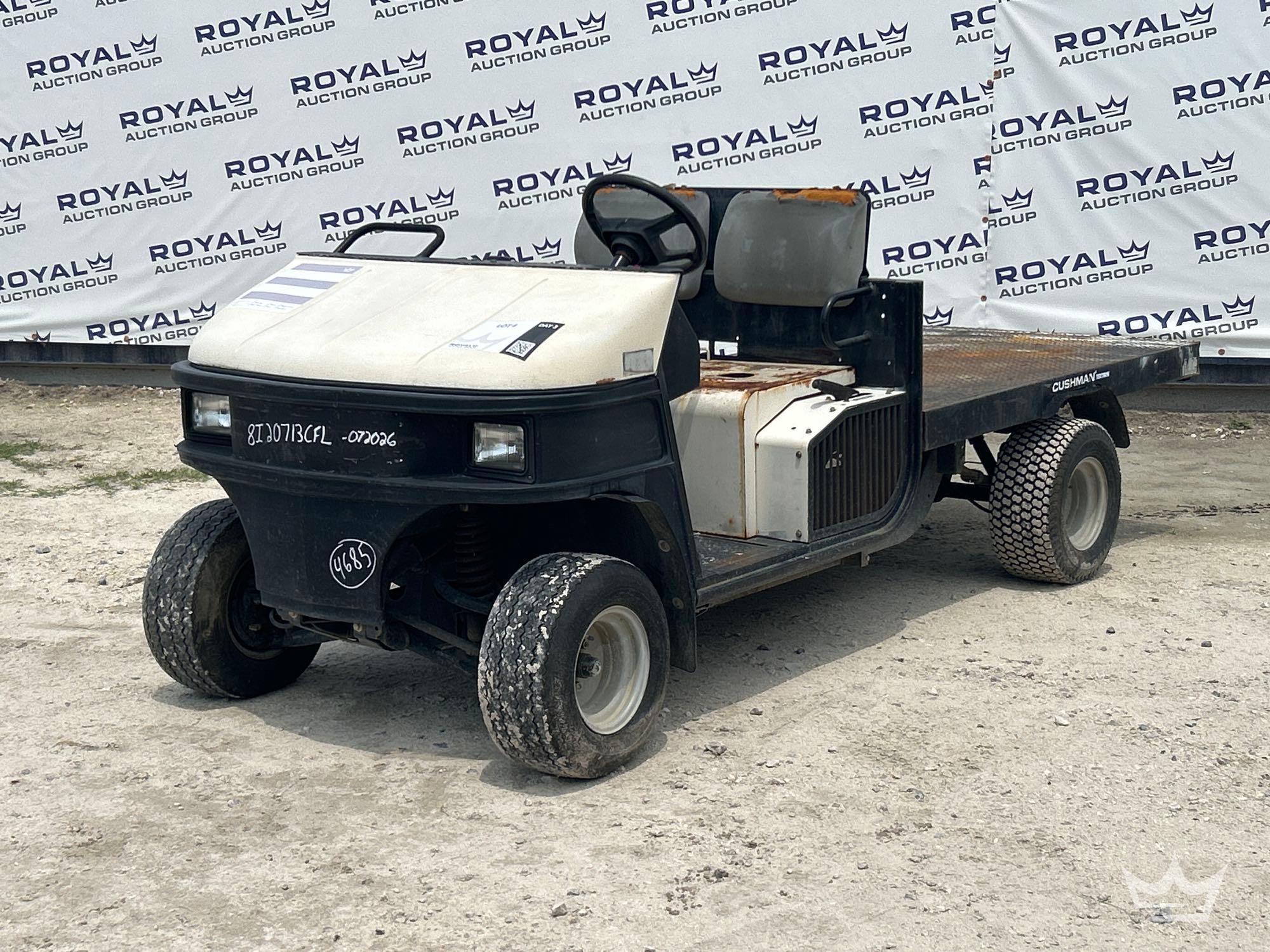 1999 Cushman ATM Full Ton Gas Utility Cart