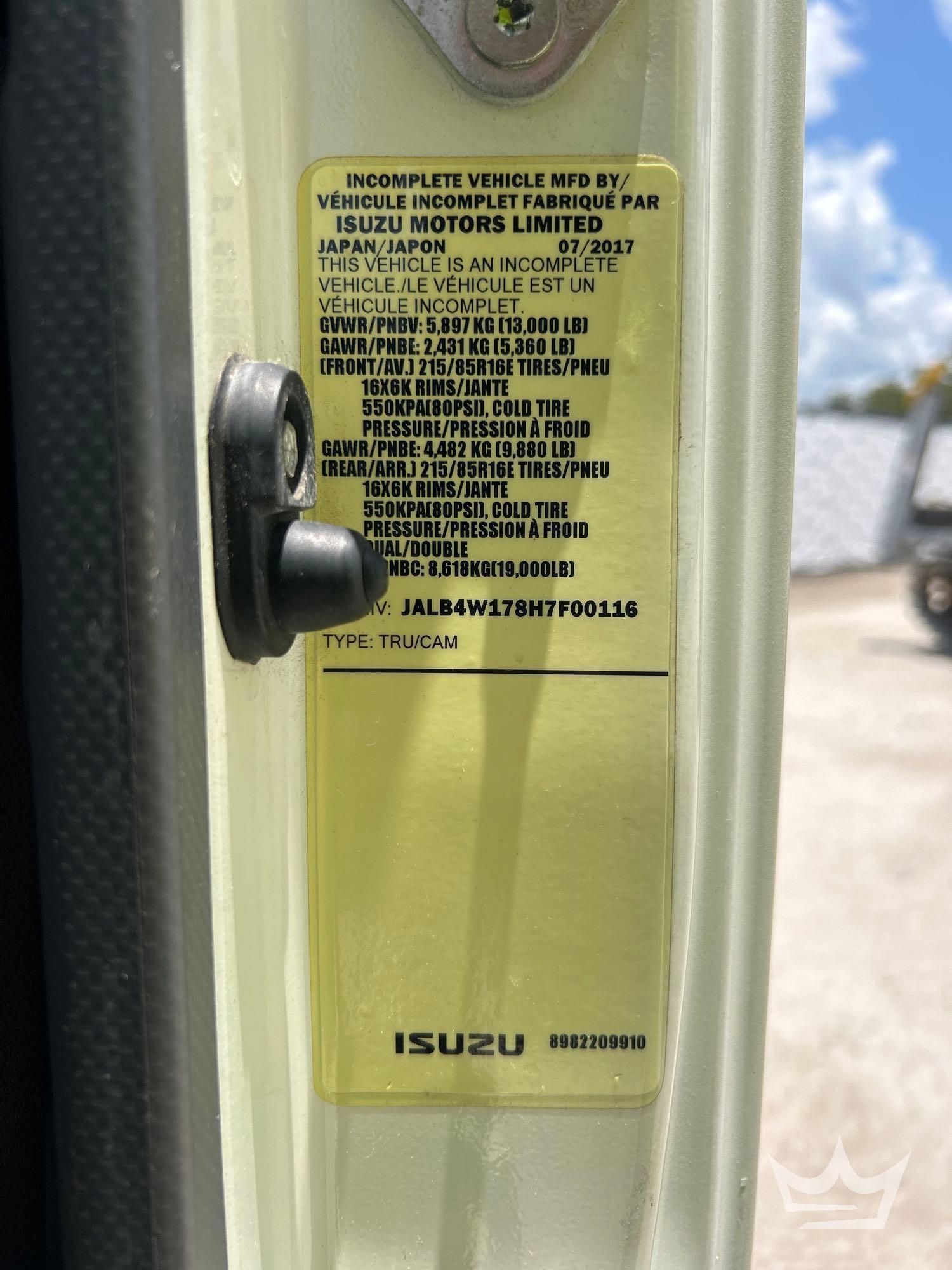 2017 Isuzu NPR