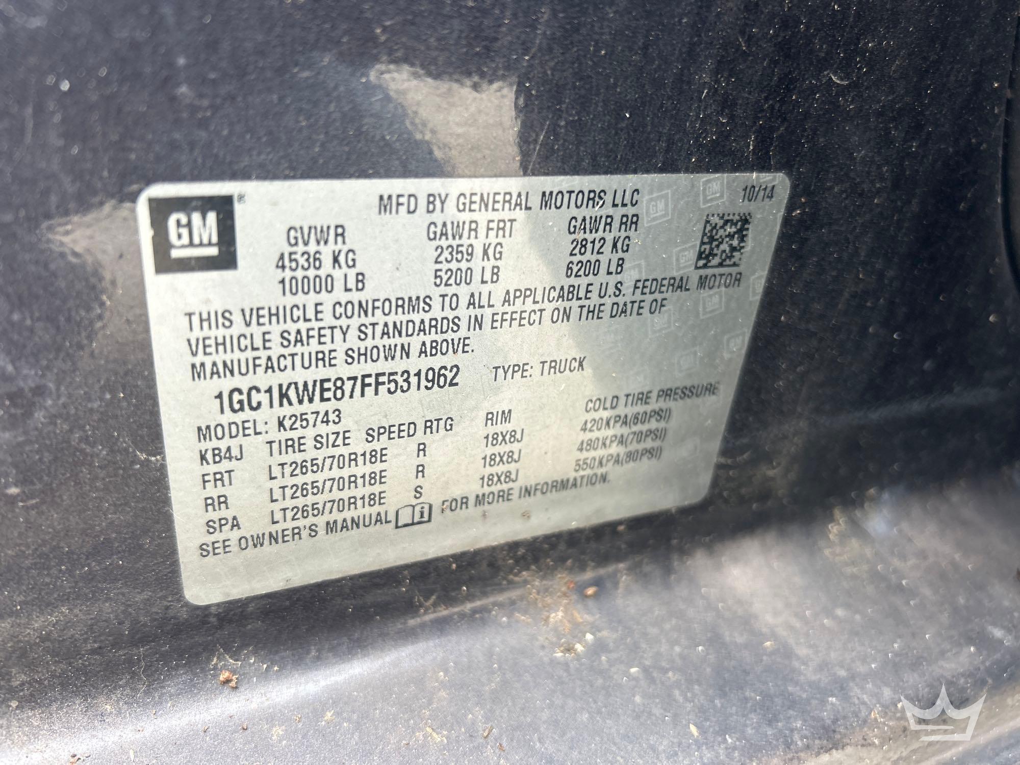 2015 Chevrolet Silverado 1500