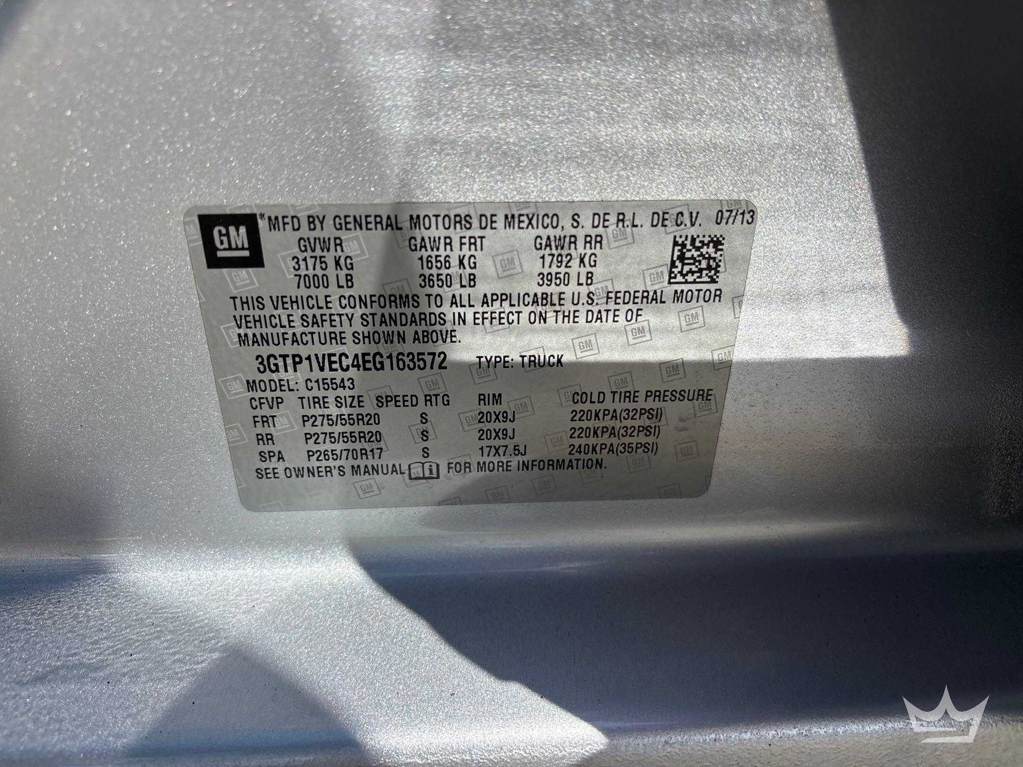 2014 GMC SIERRA 1500