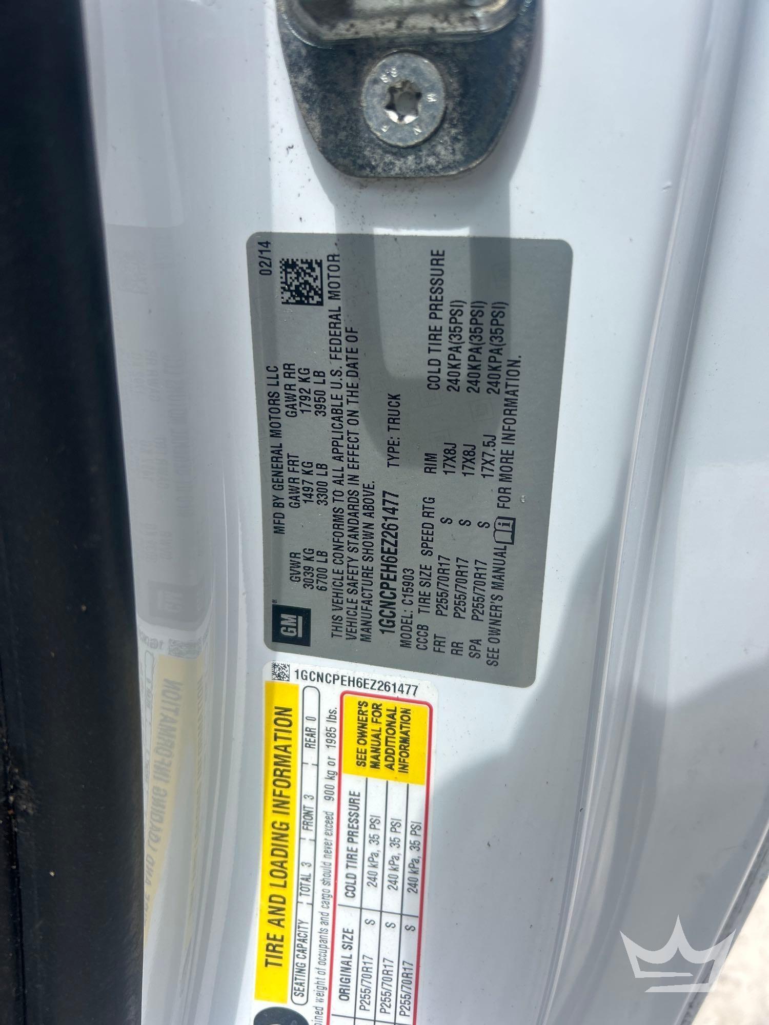 2014 Chevrolet Silverado 1500
