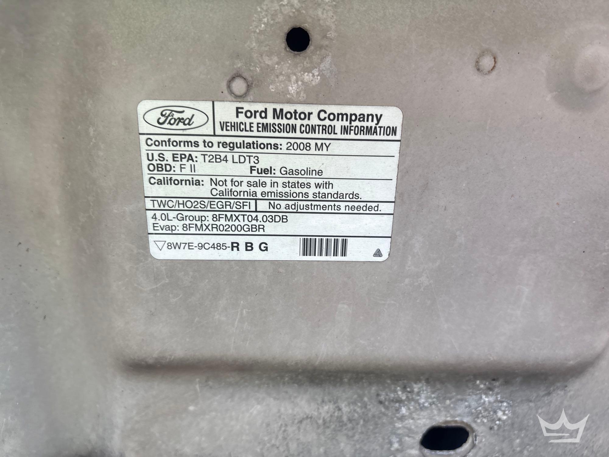 2008 Ford Explorer Sport Trac