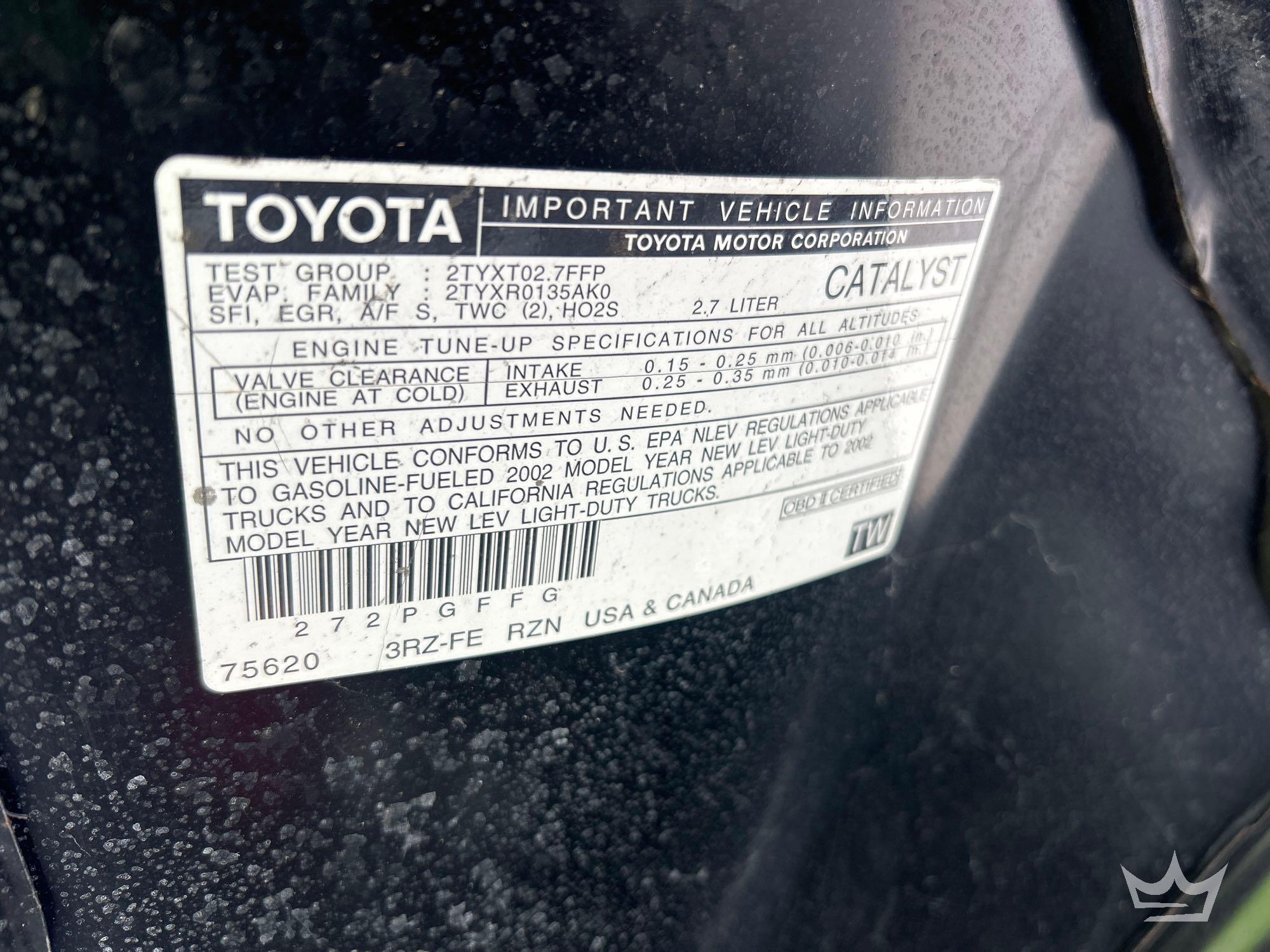 2002 Toyota Tacoma