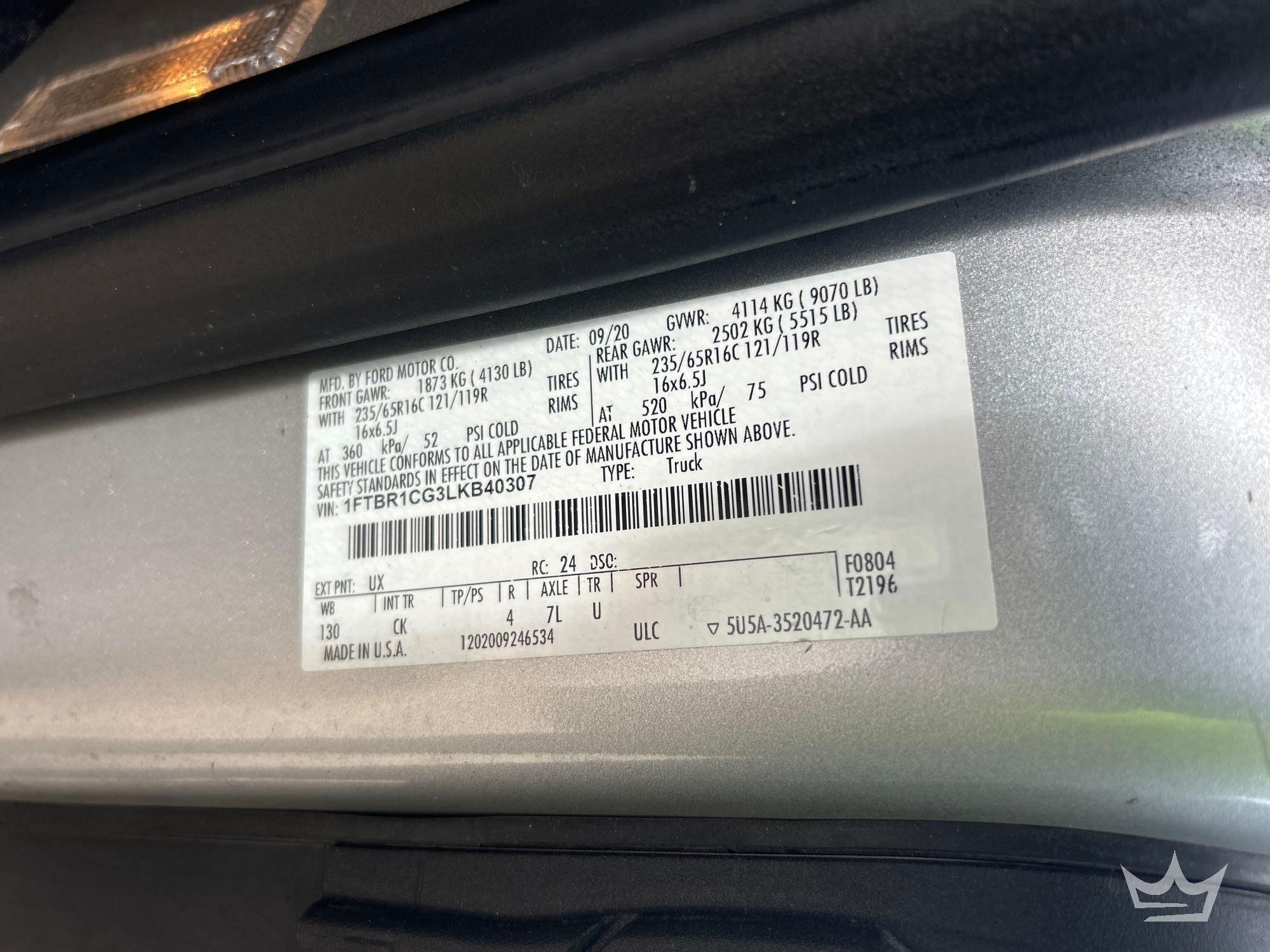 2020 Ford TRANSIT