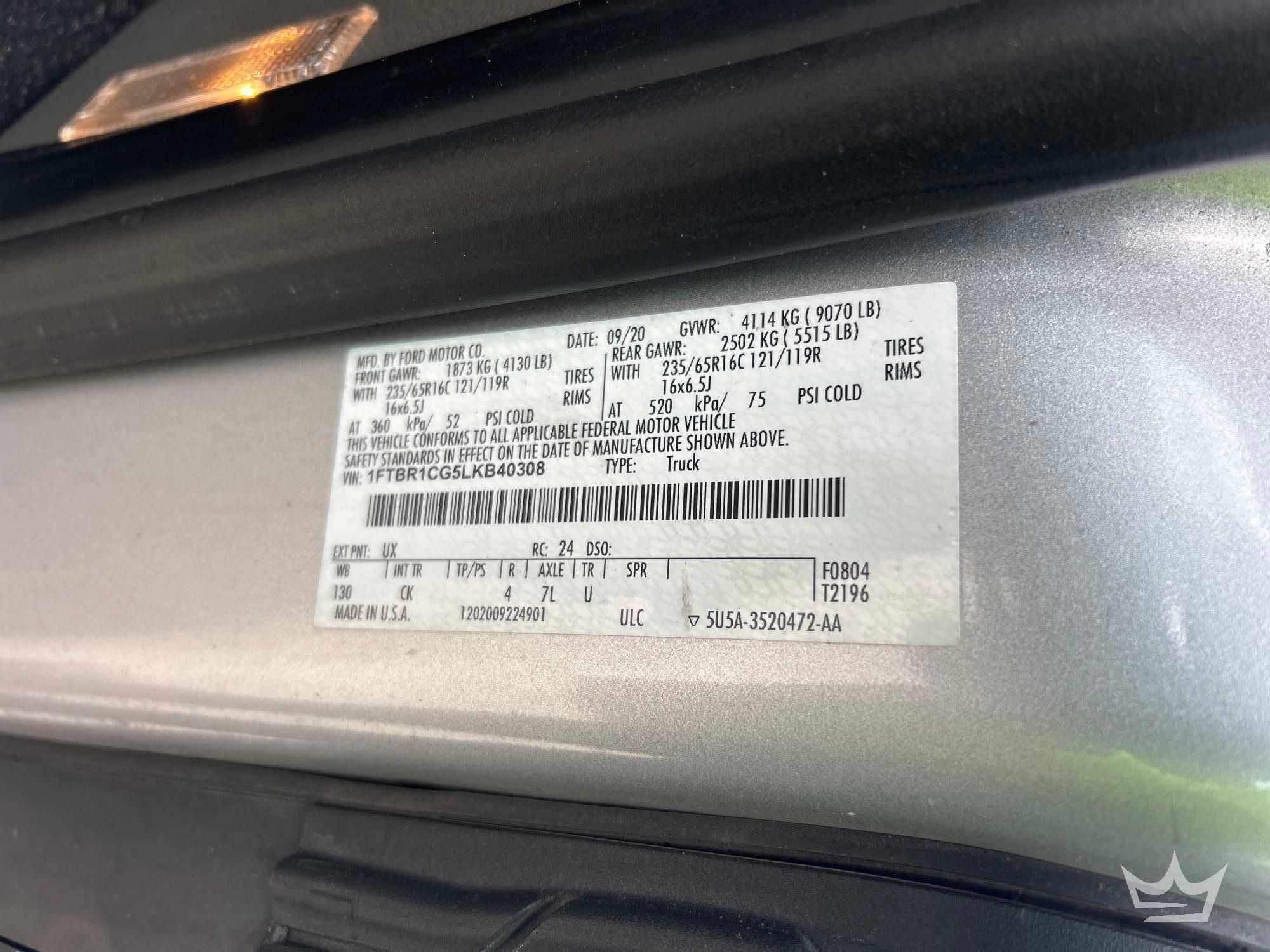 2020 Ford TRANSIT