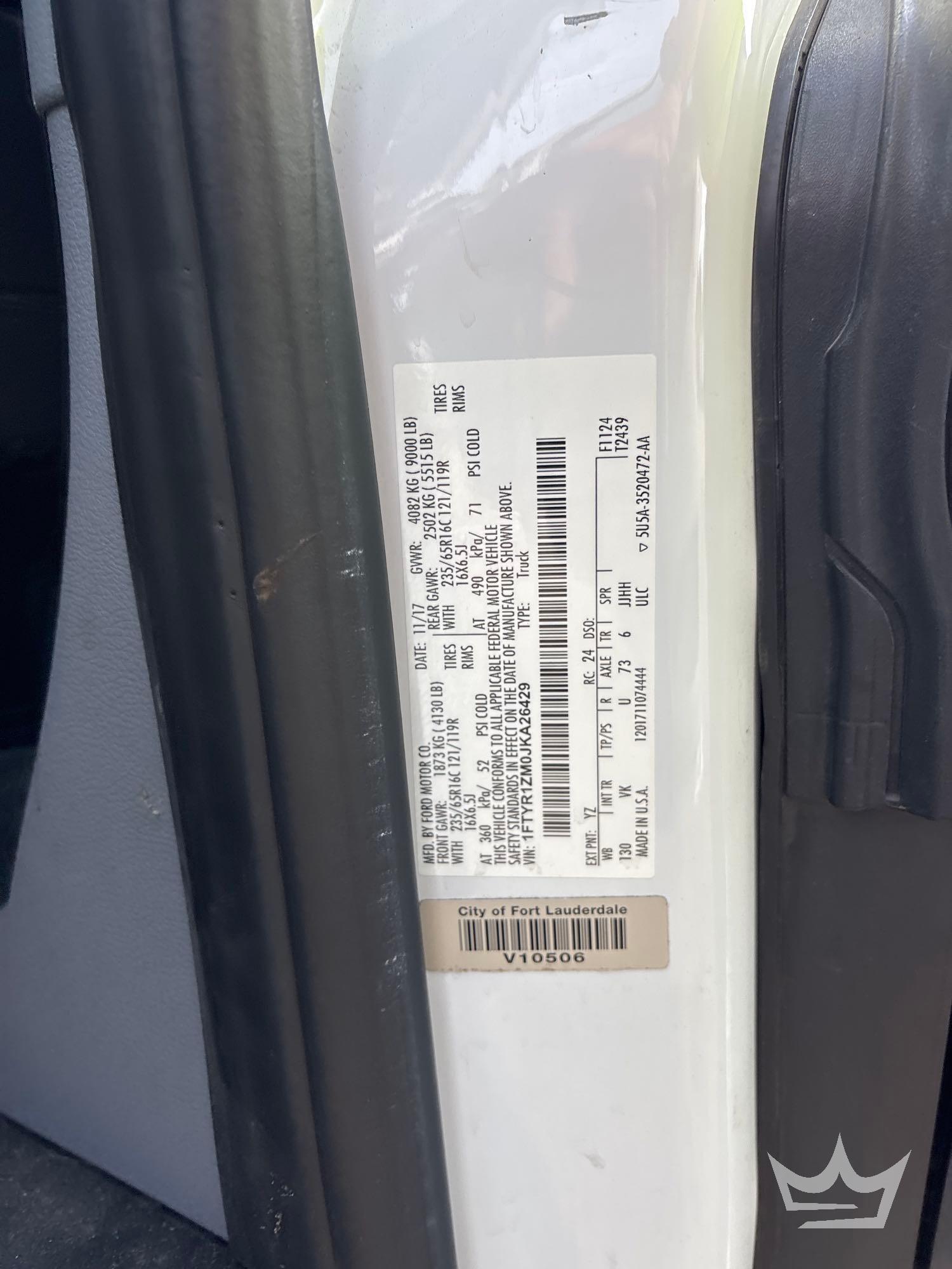 2018 Ford TRANSIT