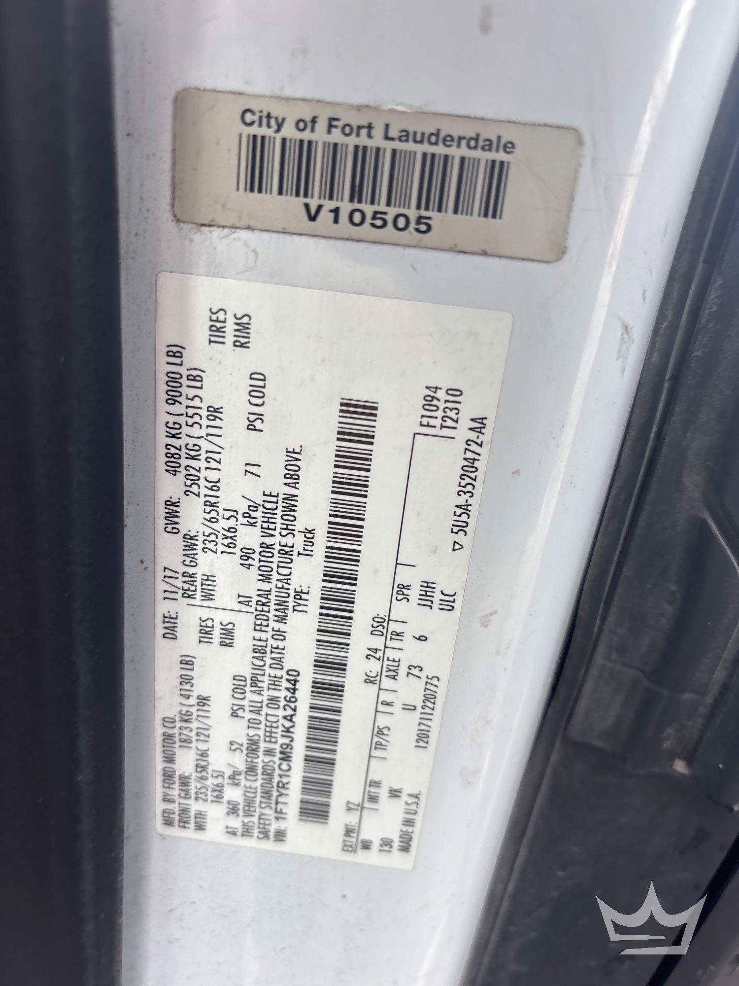 2018 Ford TRANSIT