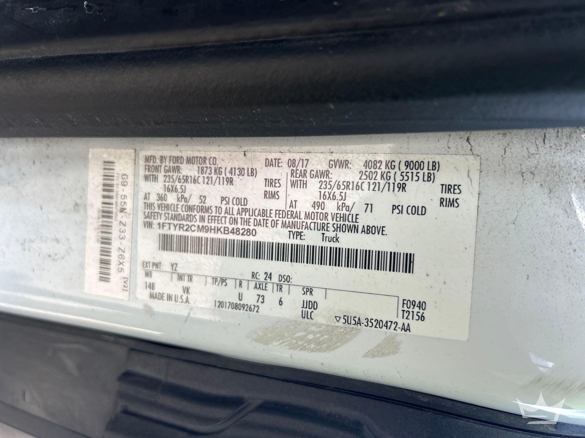 2017 Ford TRANSIT
