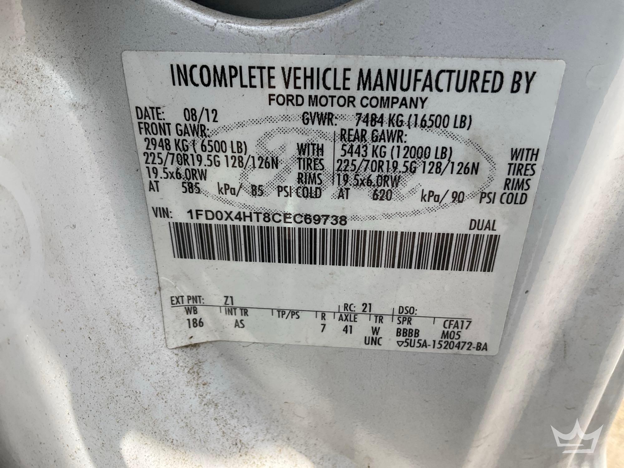 2012 Ford F450