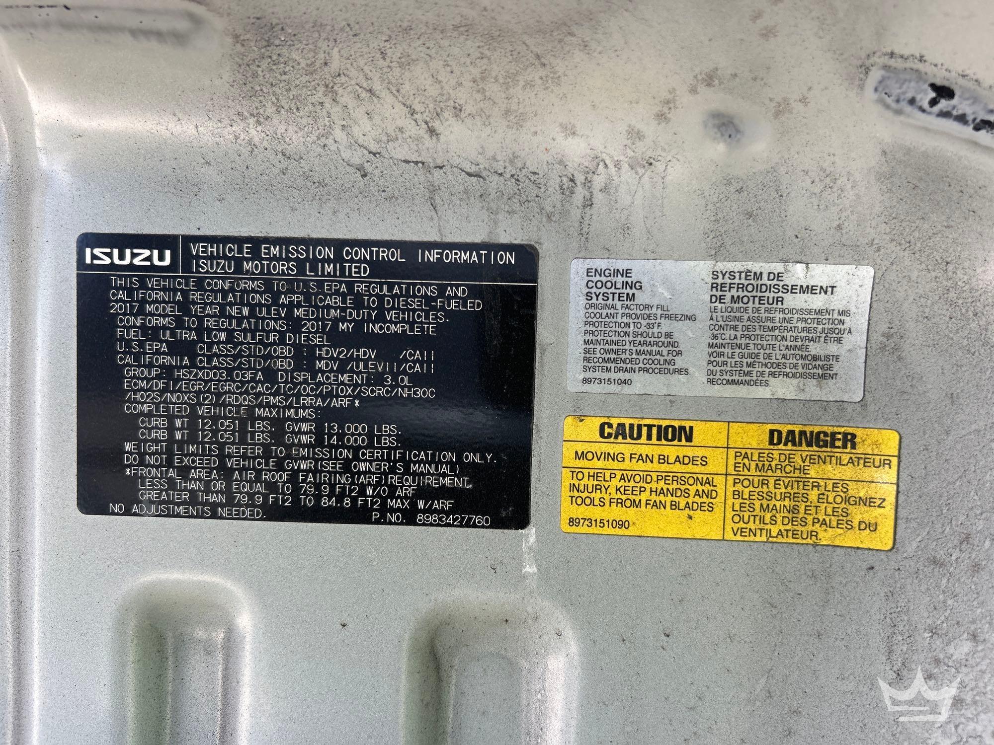 2017 Isuzu NPR