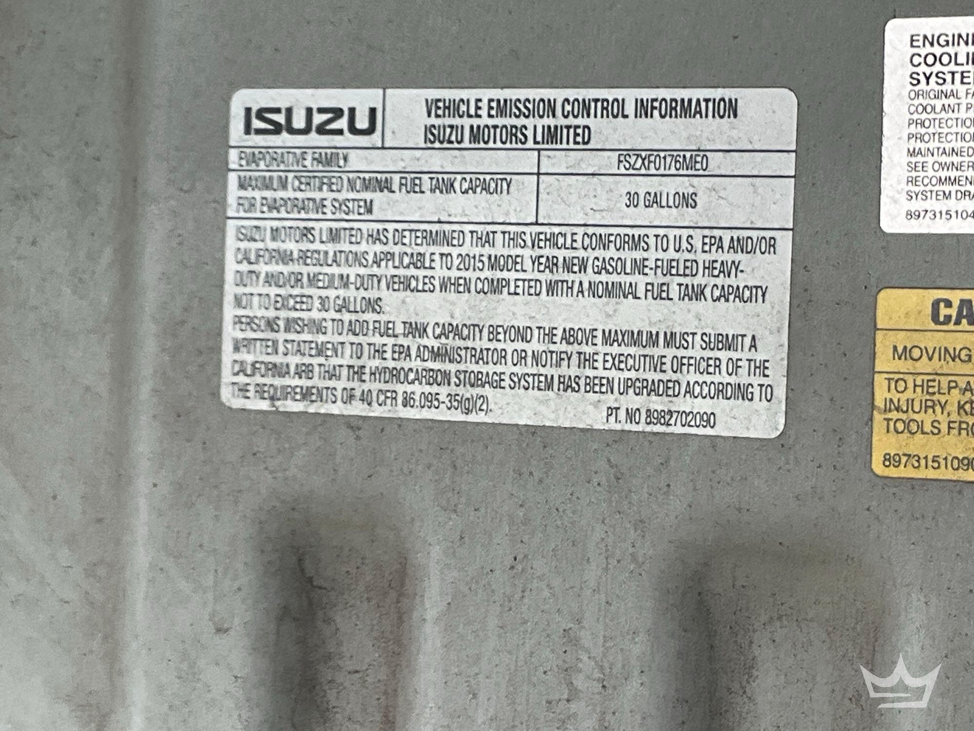 2015 Isuzu NPR HD