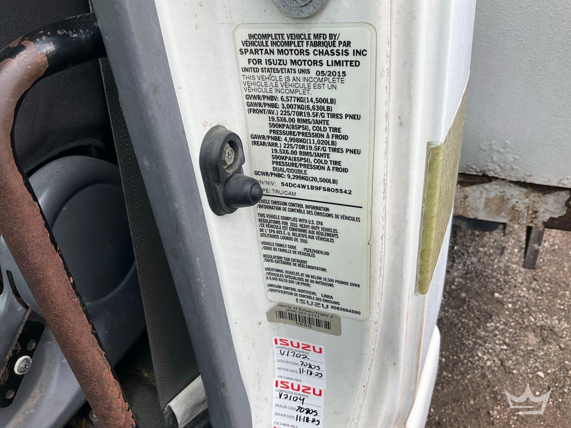 2015 Isuzu NPR HD