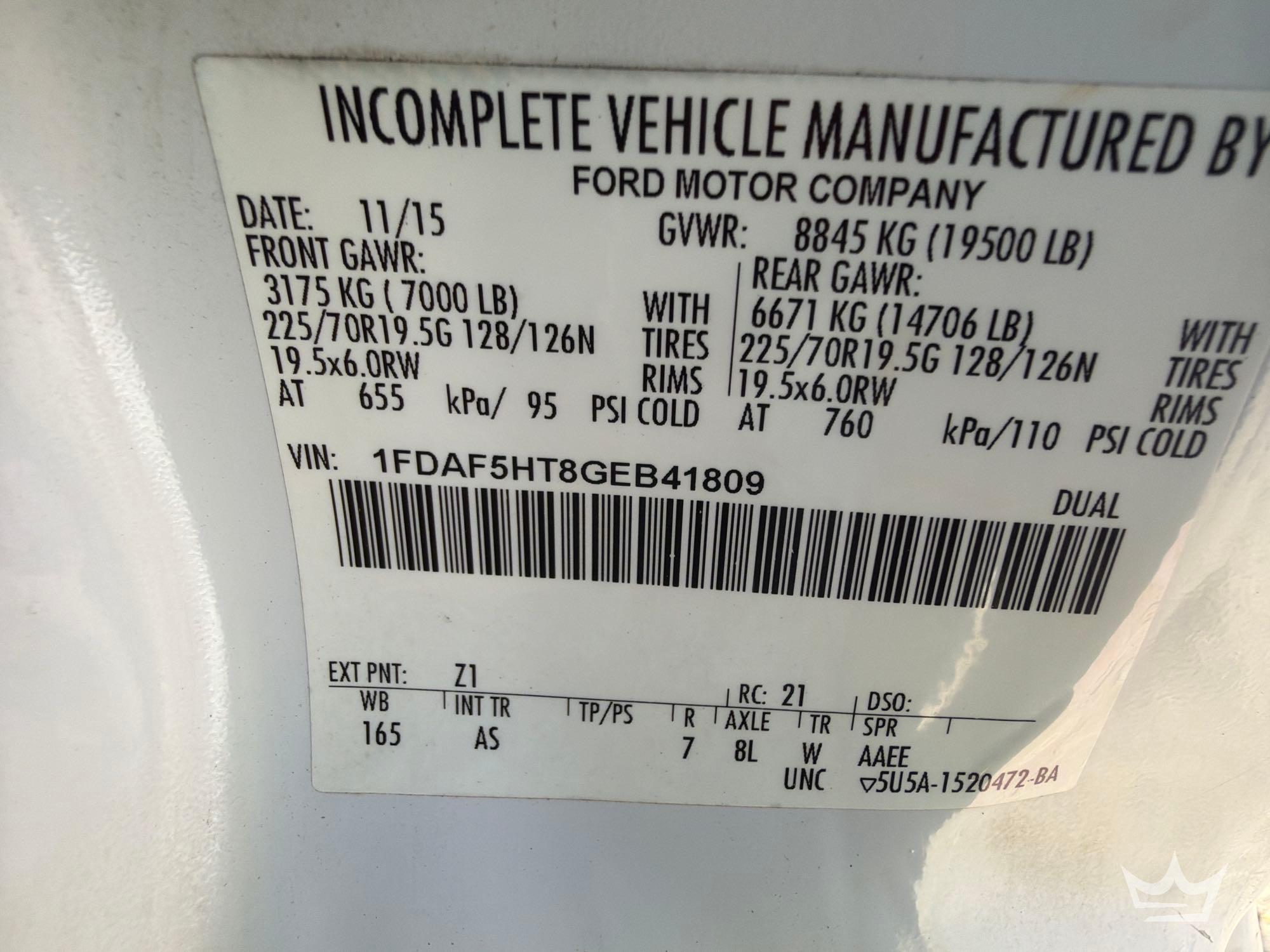 2016 Ford F-550