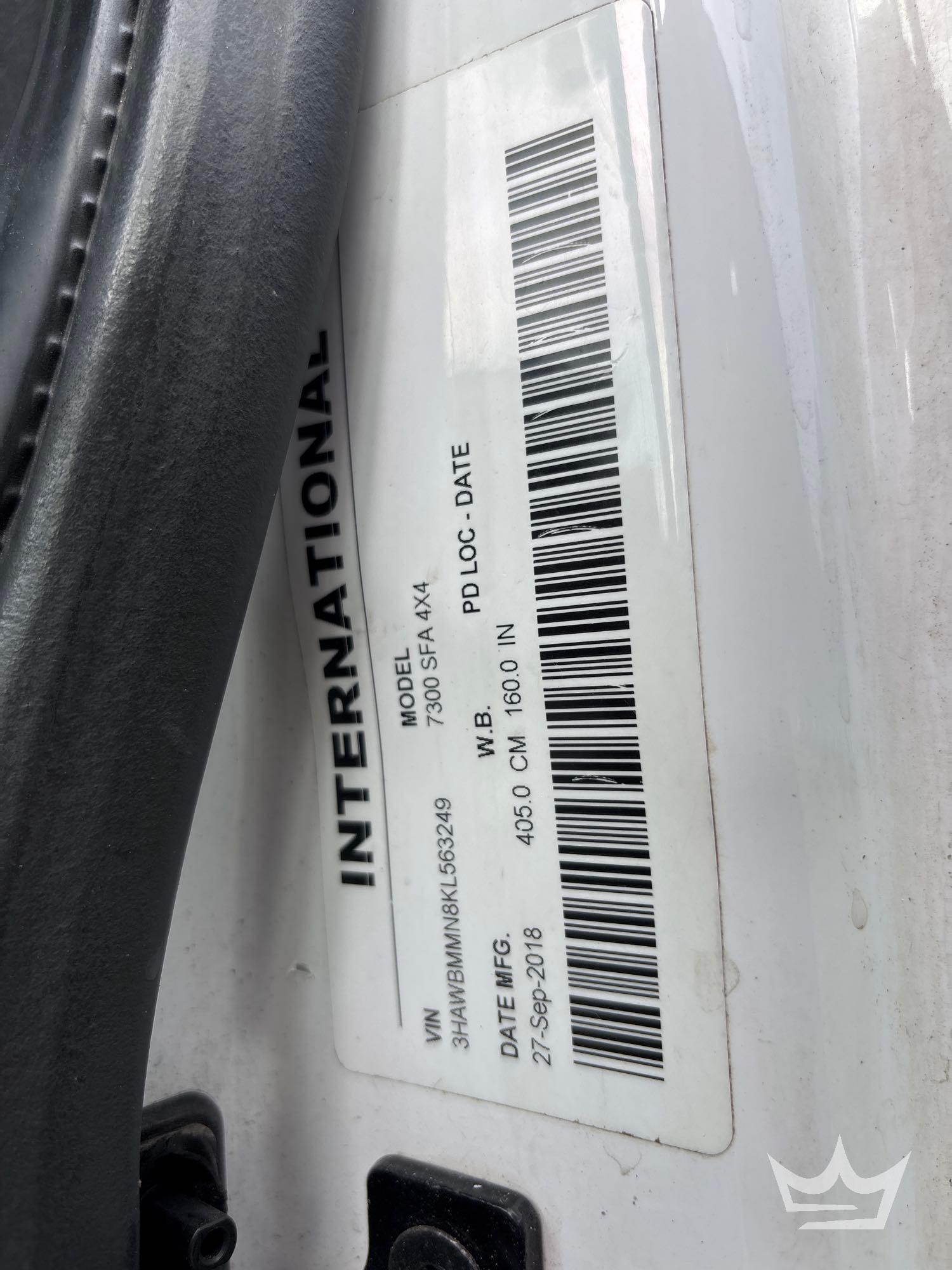 2019 International WorkStar