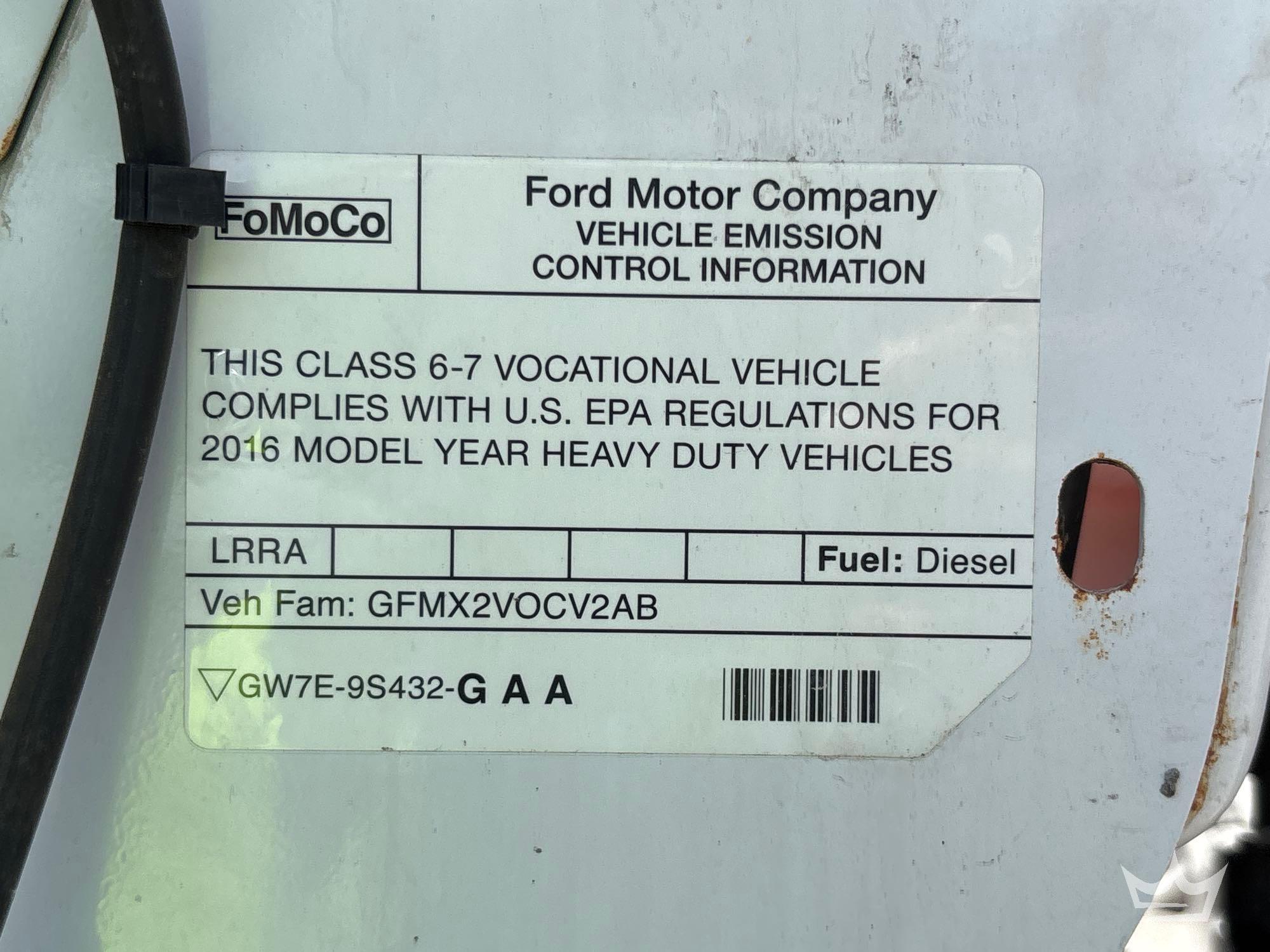 2016 Ford F650