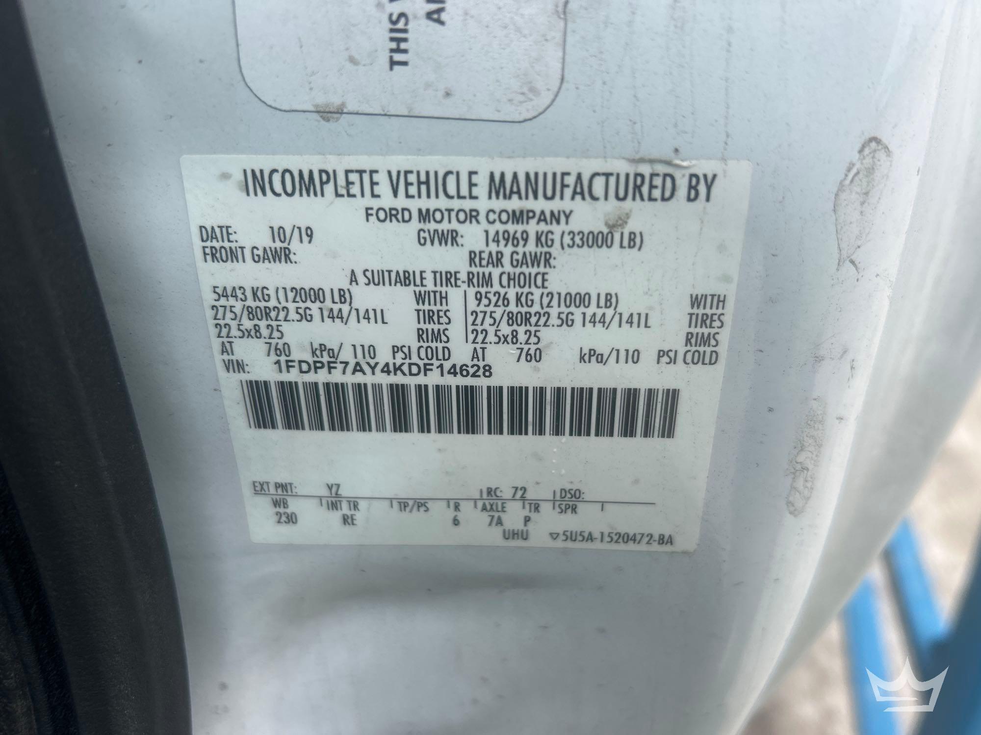 2019 Ford F750