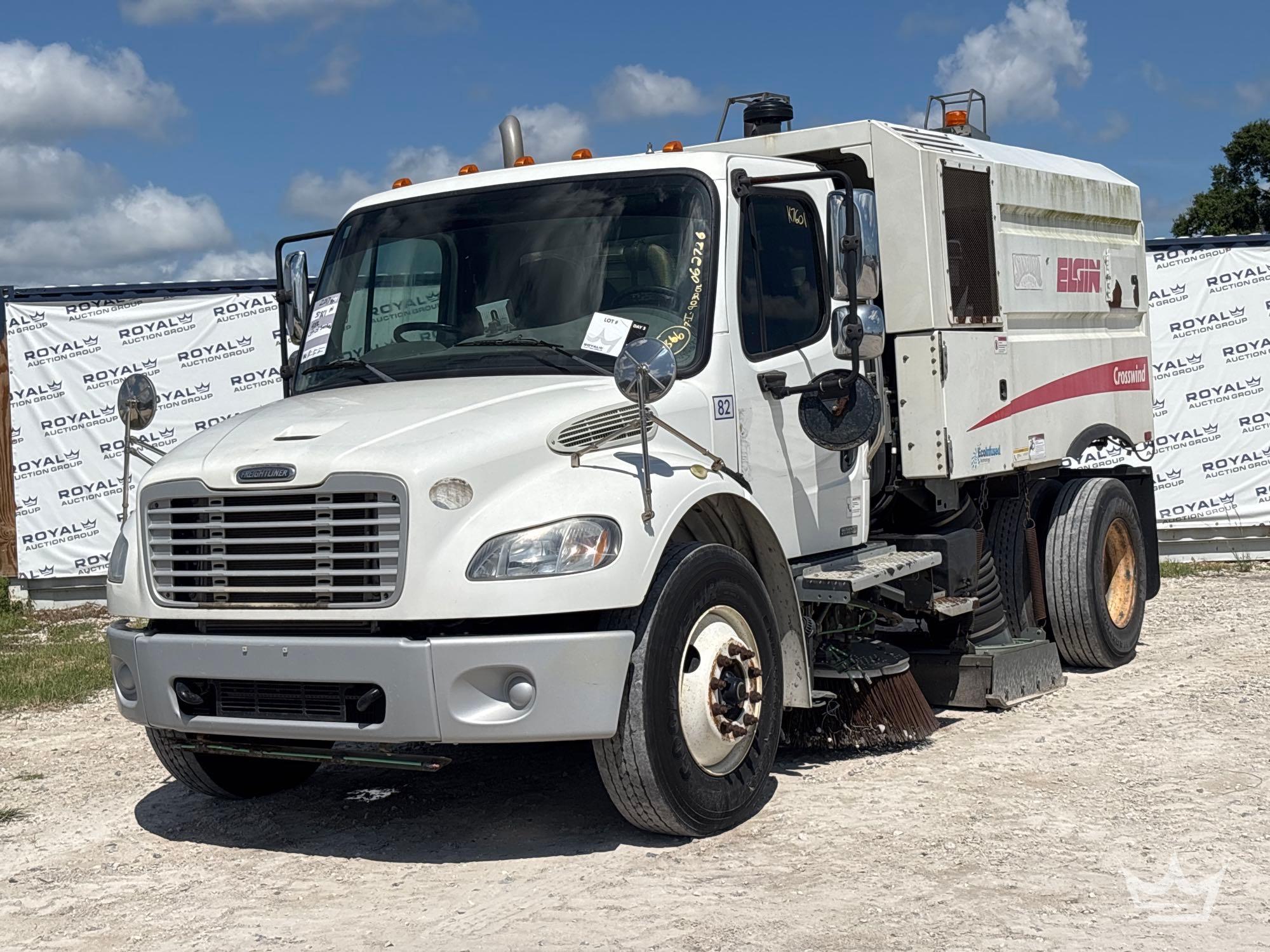 2017 Freightliner M2 106 Elgin Crosswind Series J Sweeper Truck