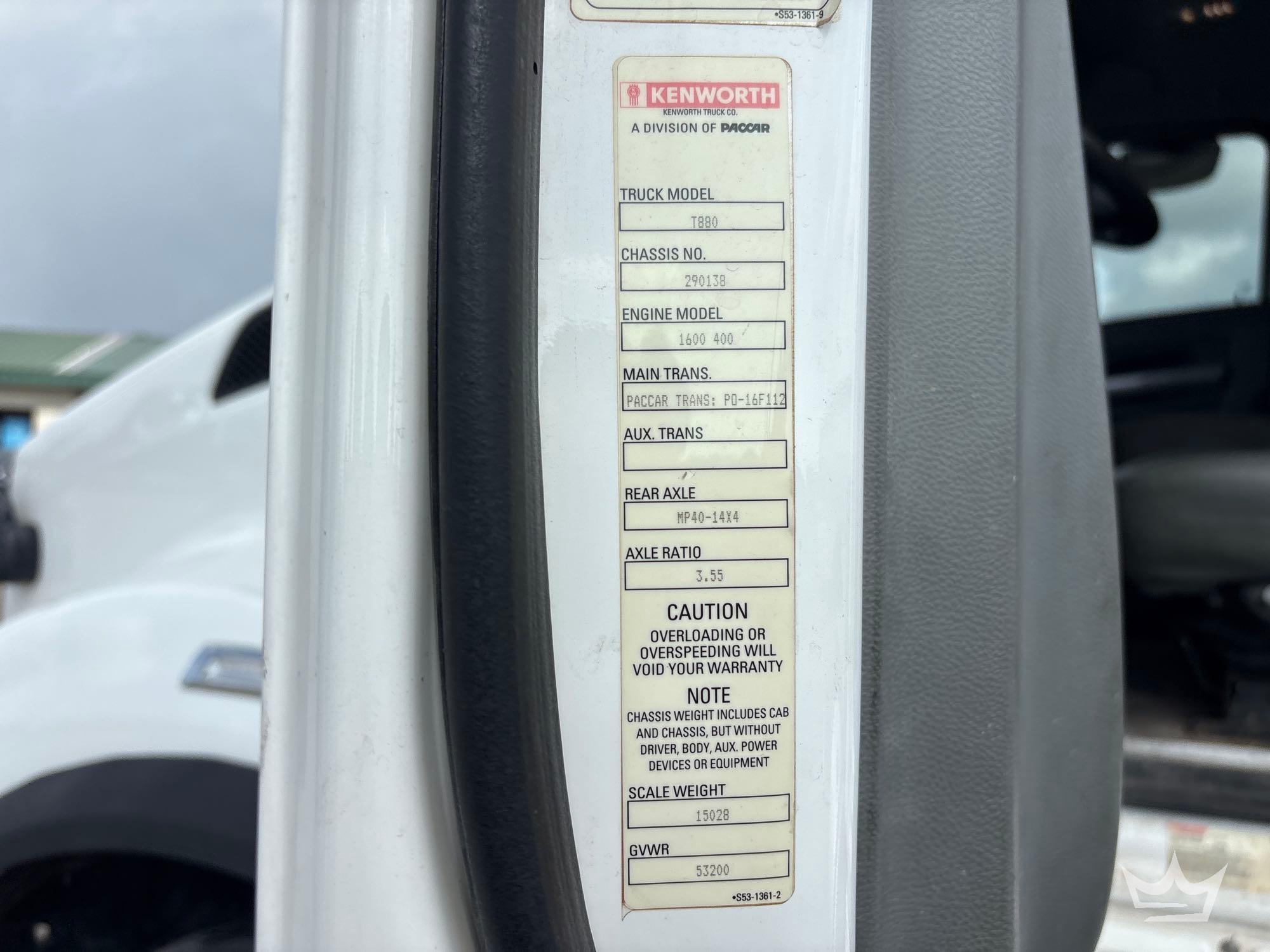 2019 Kenworth T880