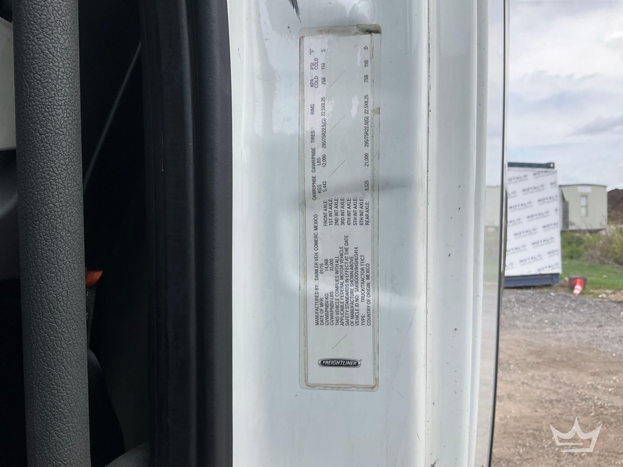 2017 Freightliner Cascadia 125