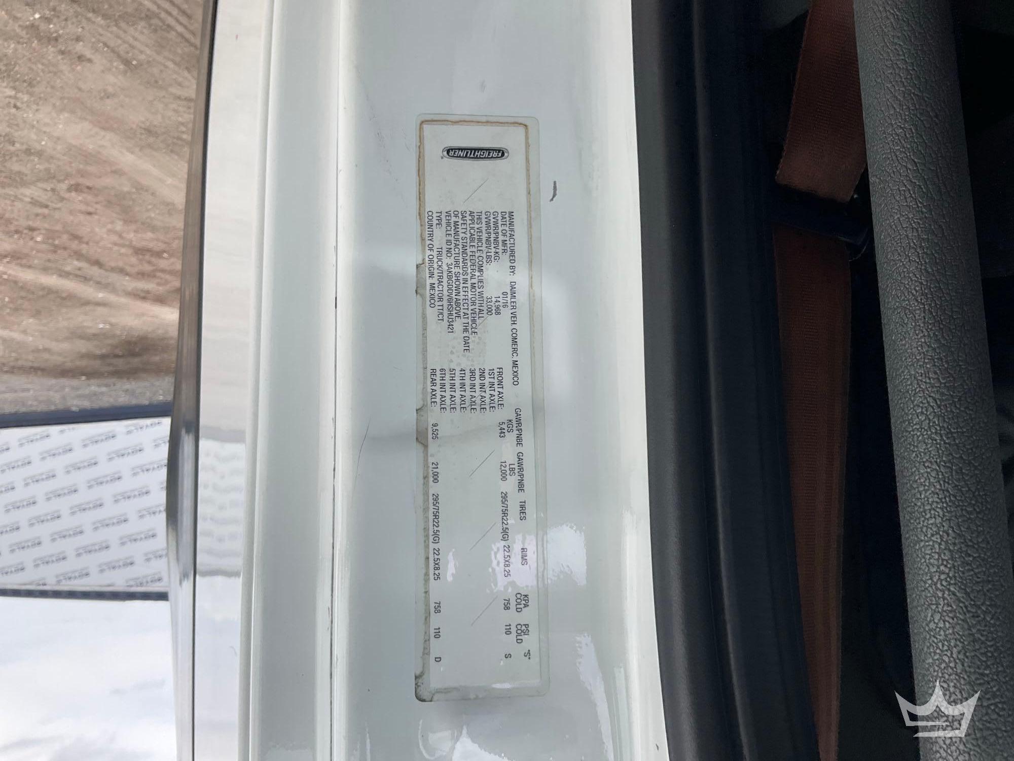 2017 Freightliner Cascadia 125