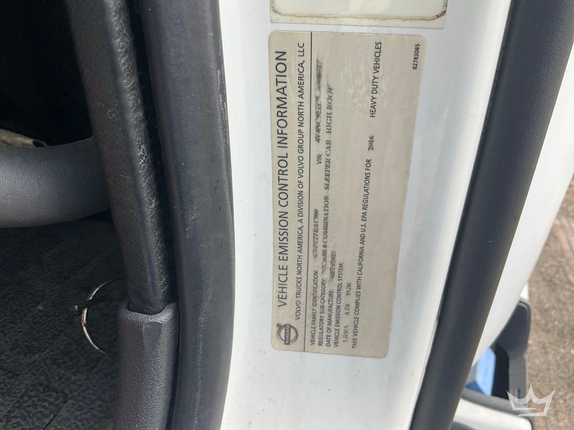 2016 Volvo VNL