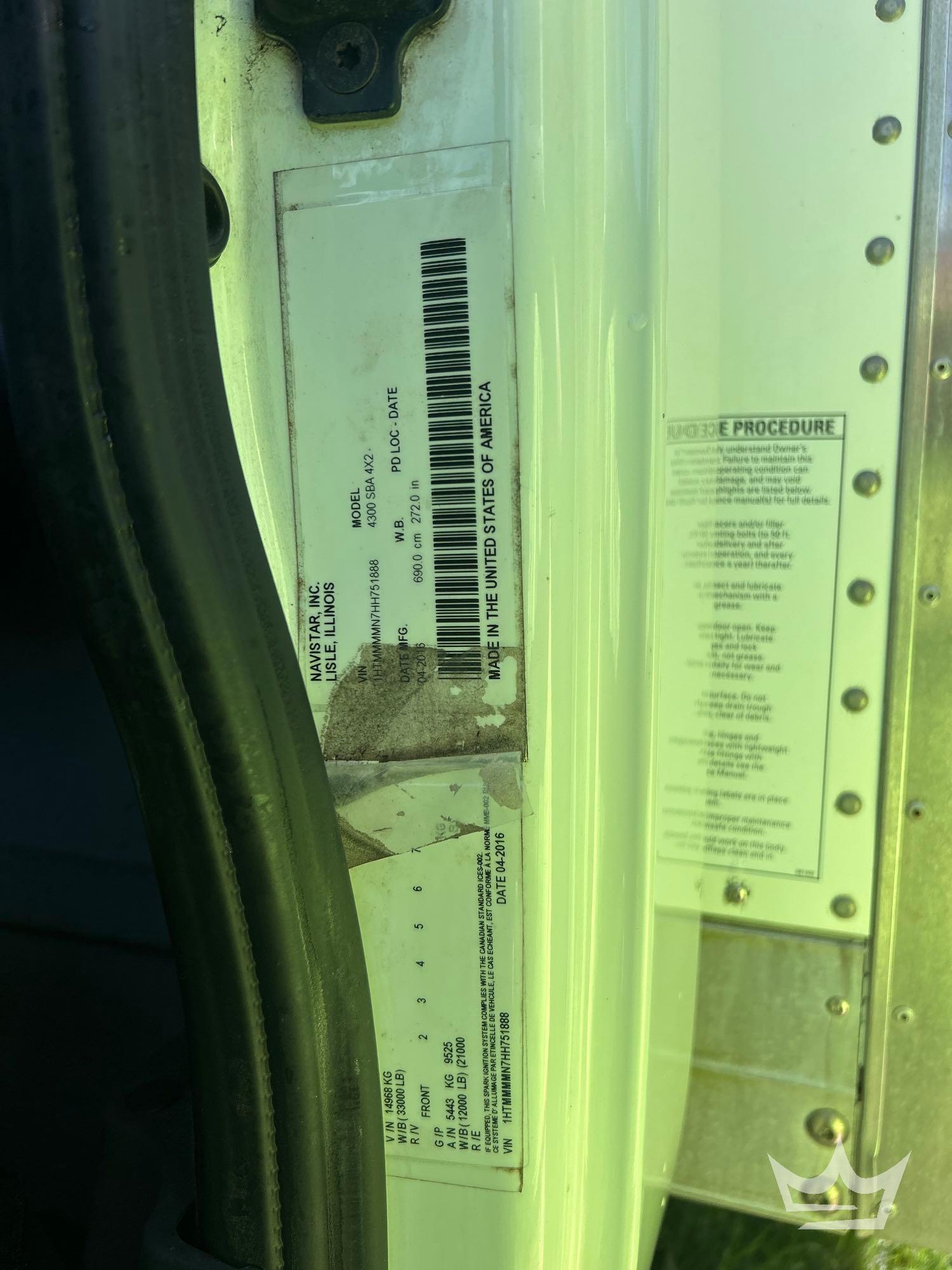 2017 International DuraStar 4300