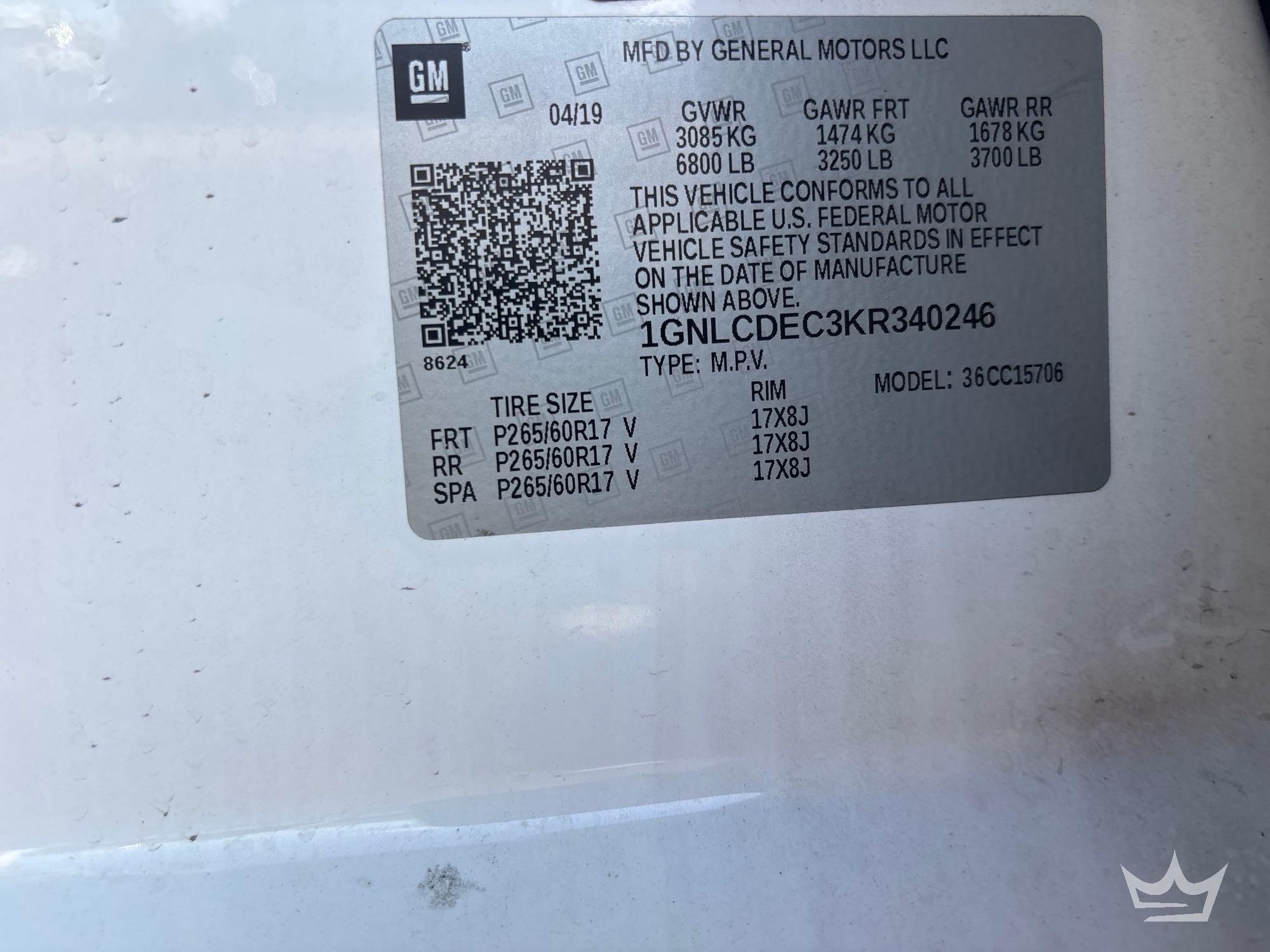 2019 Chevrolet Tahoe