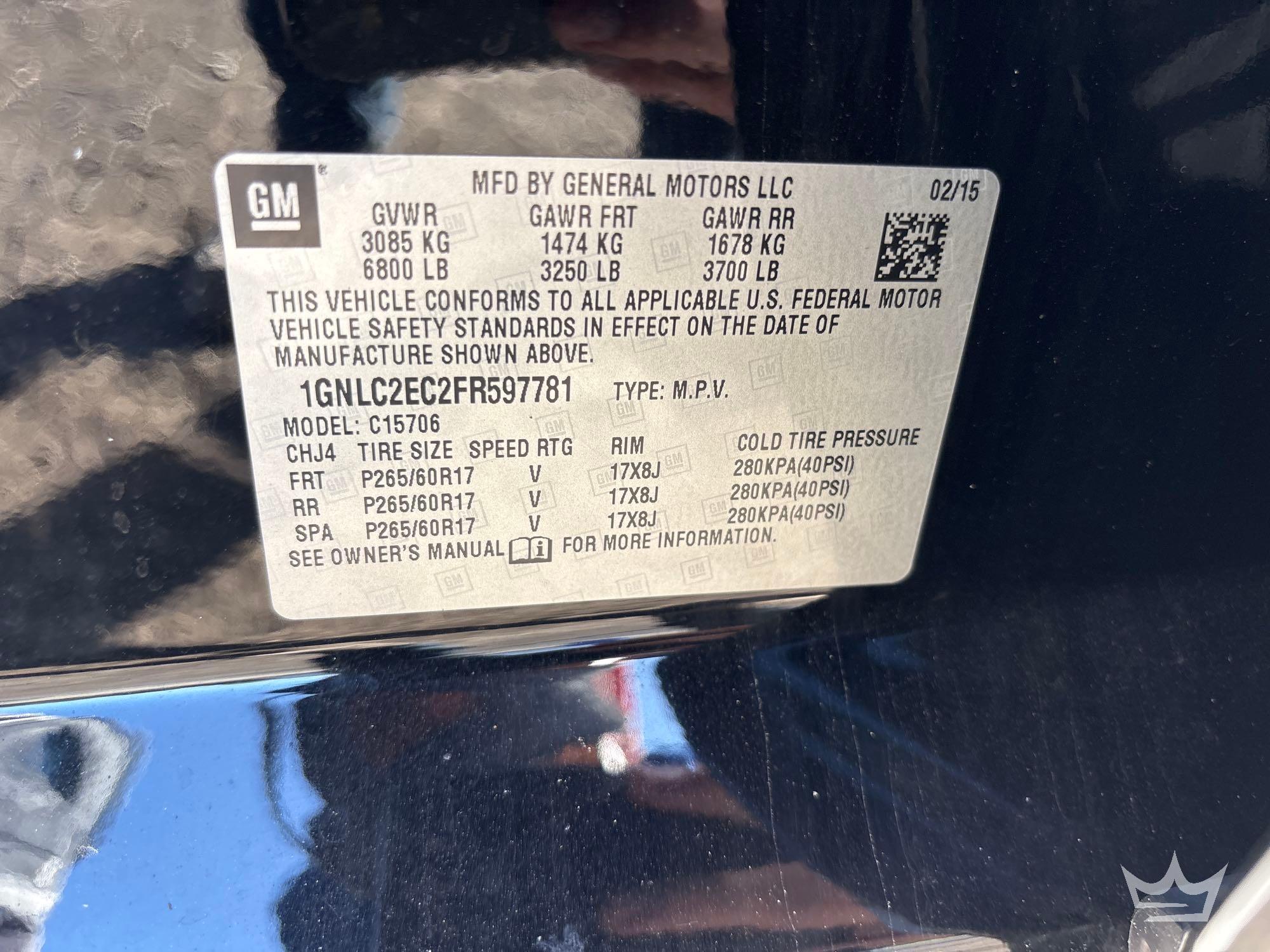 2015 Chevrolet Tahoe