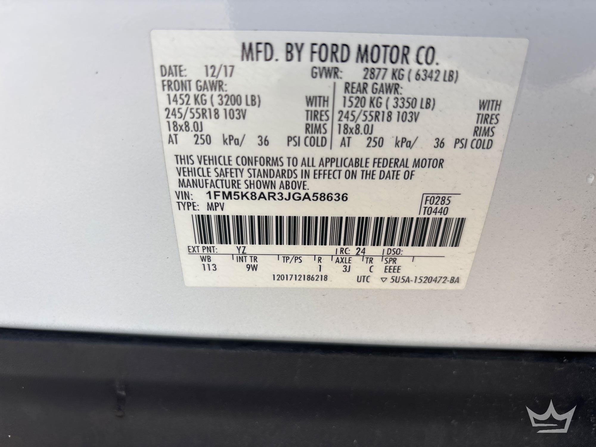 2018 Ford EXPLORER